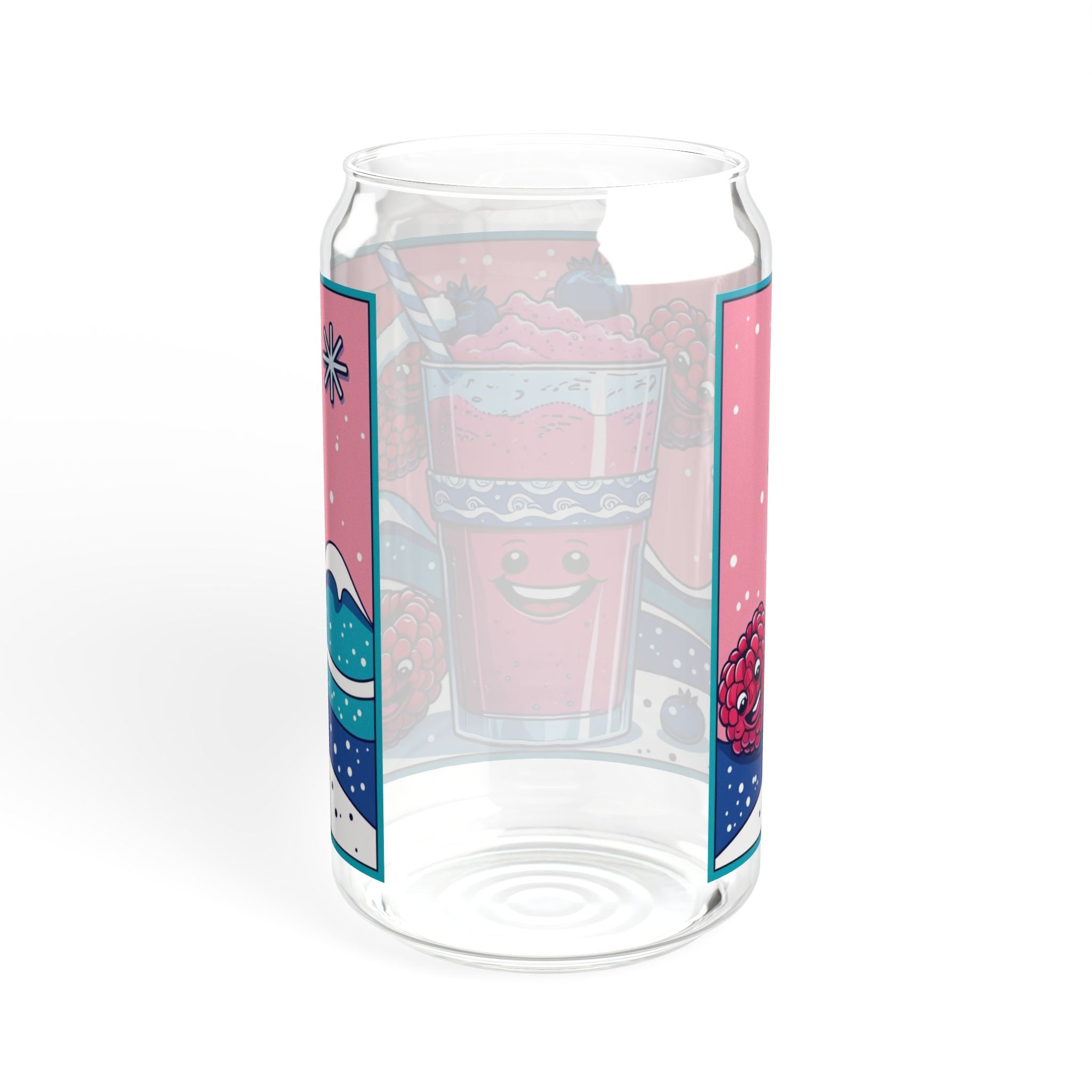 Christmas Cheerful Sipper Glass, 16oz - Fun Drinkware for Parties, Summer BBQs, Kids' Birthdays, or Casual Sips - Metamorphosis Creations