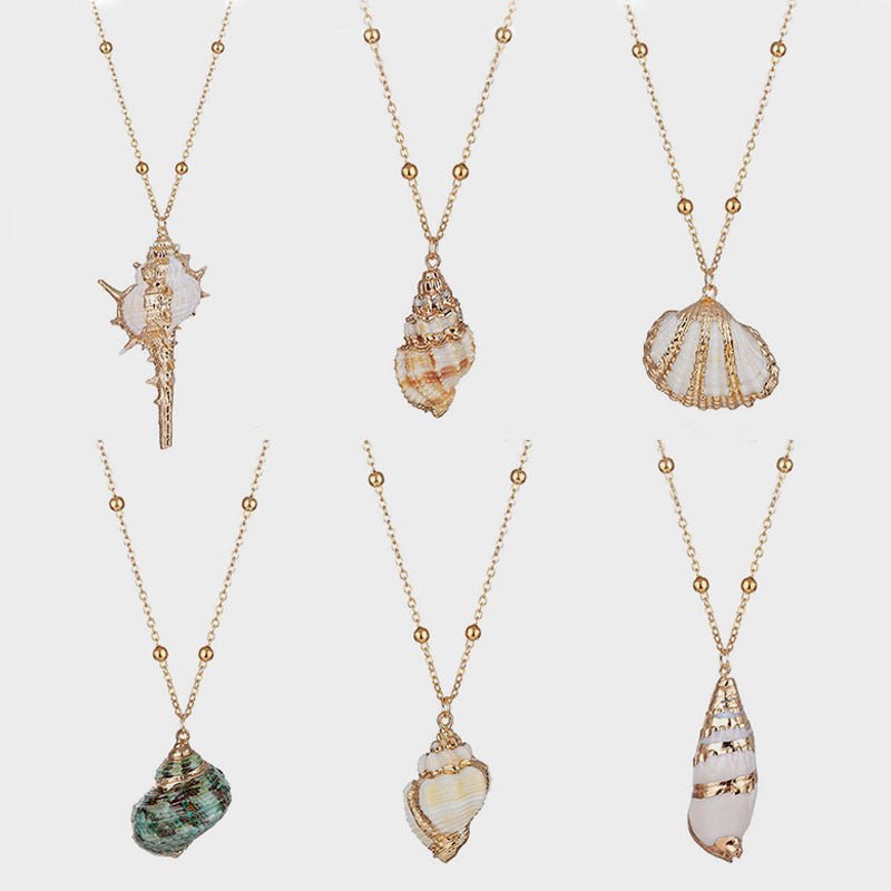Conch Beads Necklace Natural Shell Phnom Penh Pendant Ornaments - Metamorphosis Creations