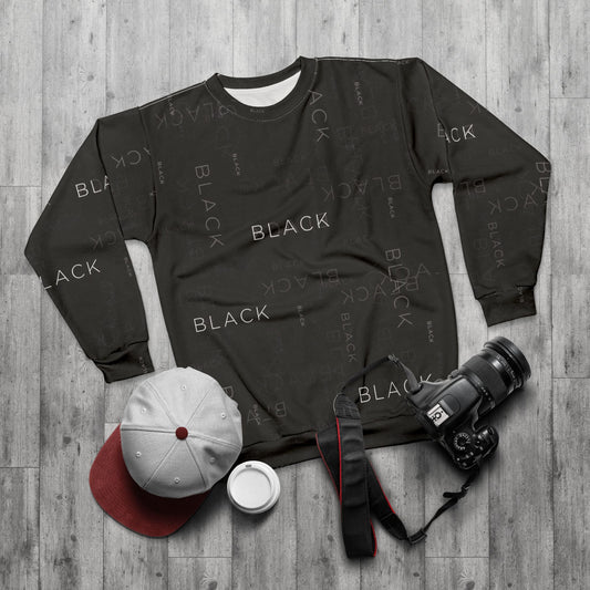 ConfidenceBoost Stylish Unisex Sweatshirt, Cozy Black Sweatshirt for Everyday Wear, Trendy Gift for Him or Her, Casual Fashion, Perfect for Fall & Winter - Metamorphosis Creations