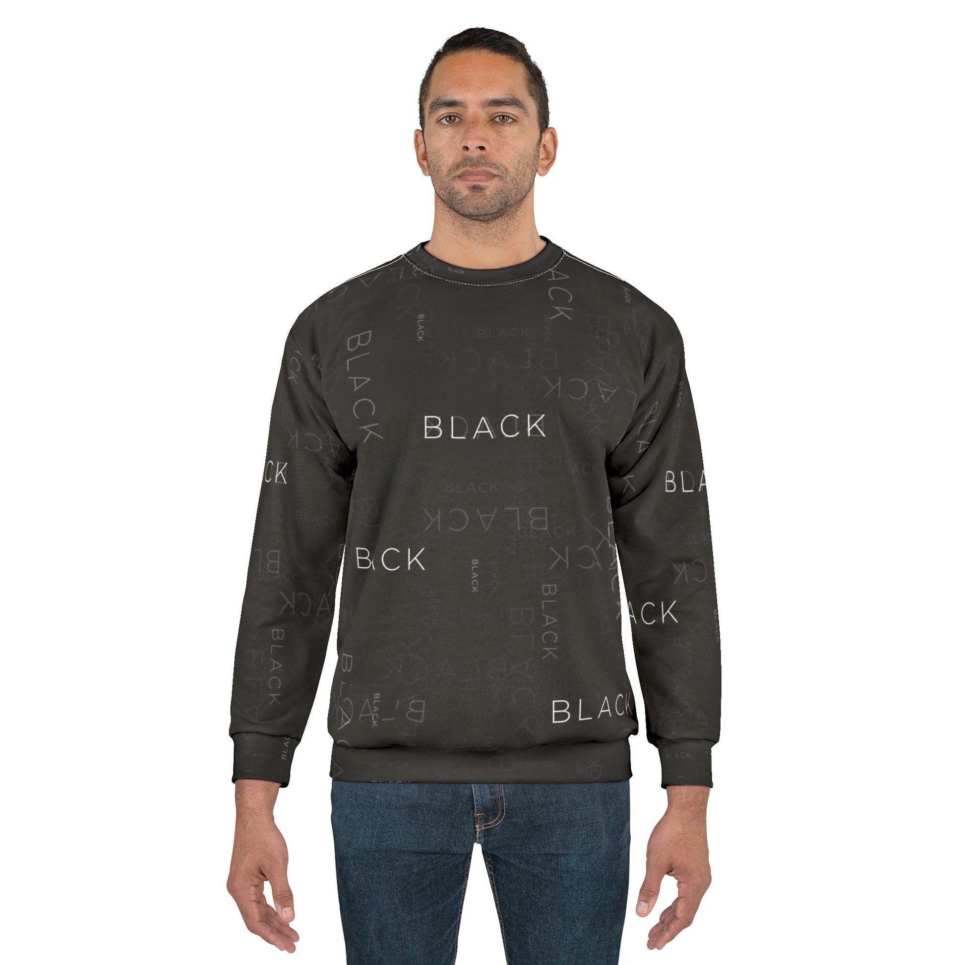 ConfidenceBoost Stylish Unisex Sweatshirt, Cozy Black Sweatshirt for Everyday Wear, Trendy Gift for Him or Her, Casual Fashion, Perfect for Fall & Winter - Metamorphosis Creations