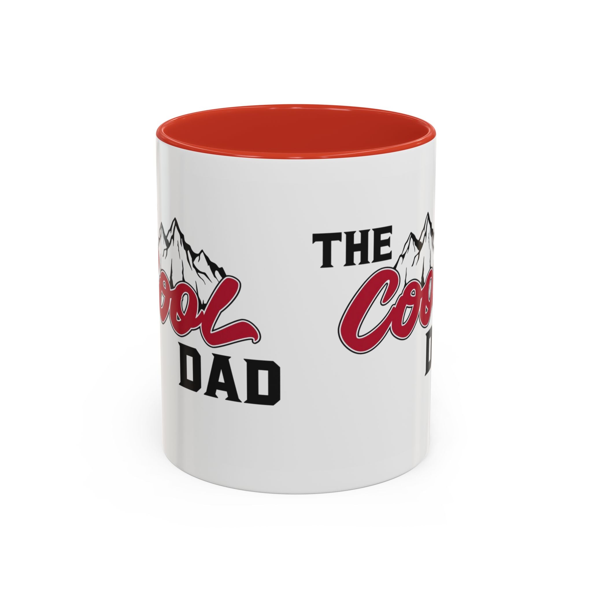 Cool Dad Mountain Accent Coffee Mug – Father’s Day Gift, Birthday Mug, Adventure - Themed Cup (11oz) - Metamorphosis Creations