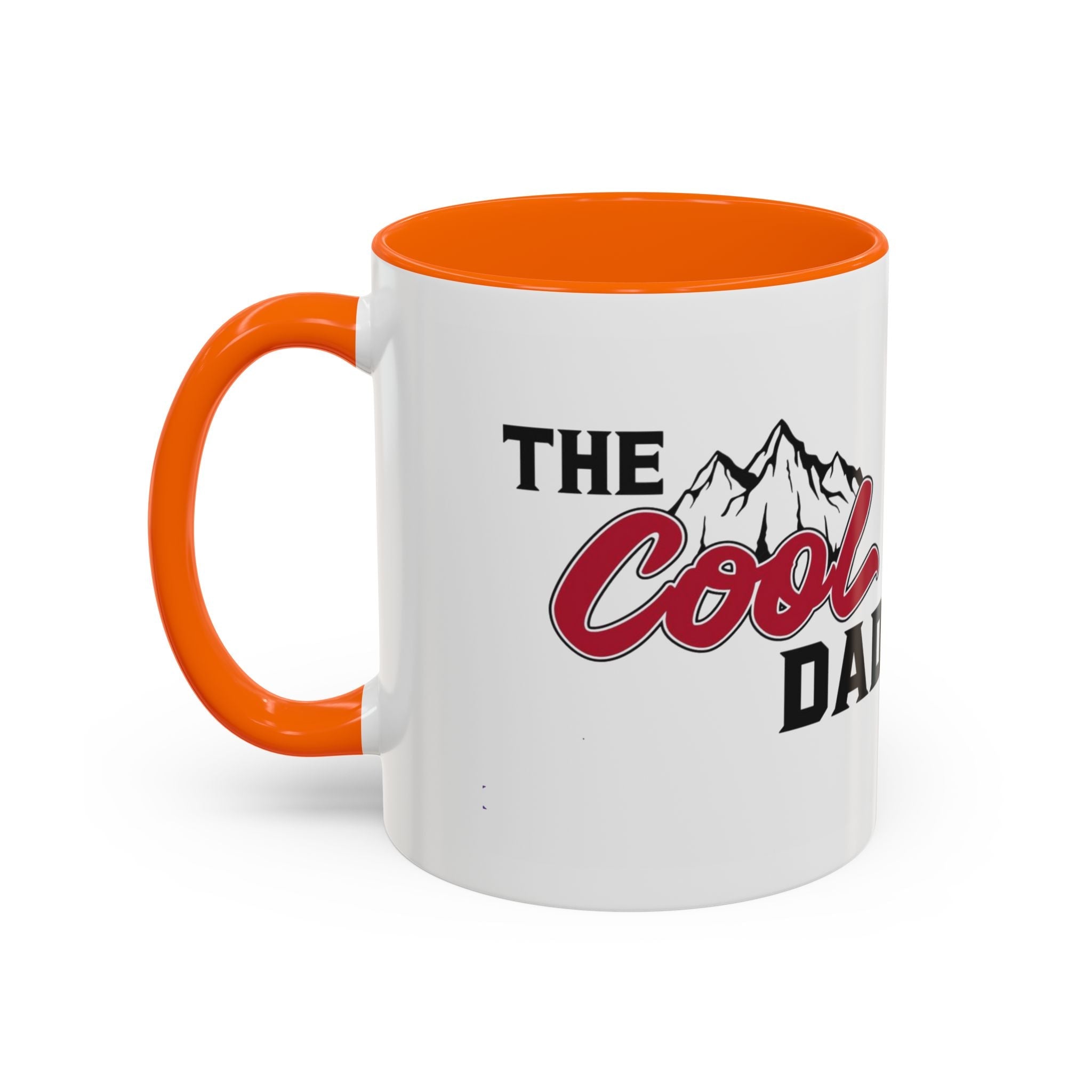 Cool Dad Mountain Accent Coffee Mug – Father’s Day Gift, Birthday Mug, Adventure - Themed Cup (11oz) - Metamorphosis Creations