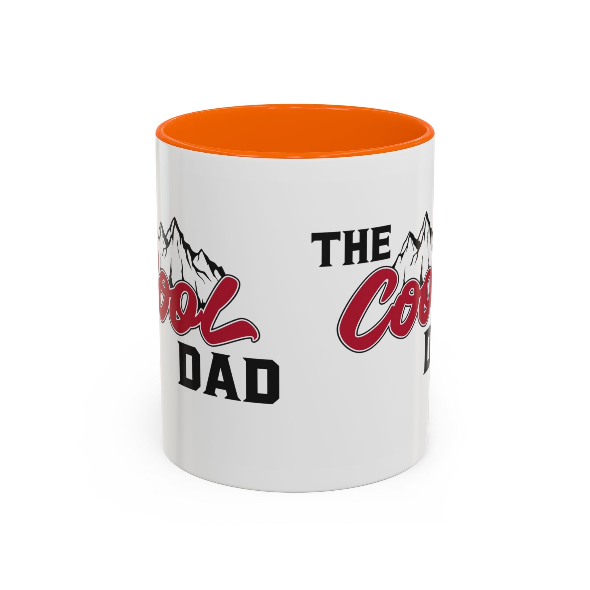 Cool Dad Mountain Accent Coffee Mug – Father’s Day Gift, Birthday Mug, Adventure - Themed Cup (11oz) - Metamorphosis Creations