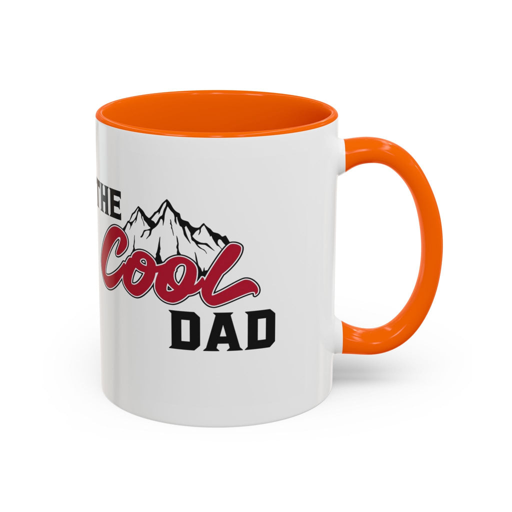 Cool Dad Mountain Accent Coffee Mug – Father’s Day Gift, Birthday Mug, Adventure - Themed Cup (11oz) - Metamorphosis Creations