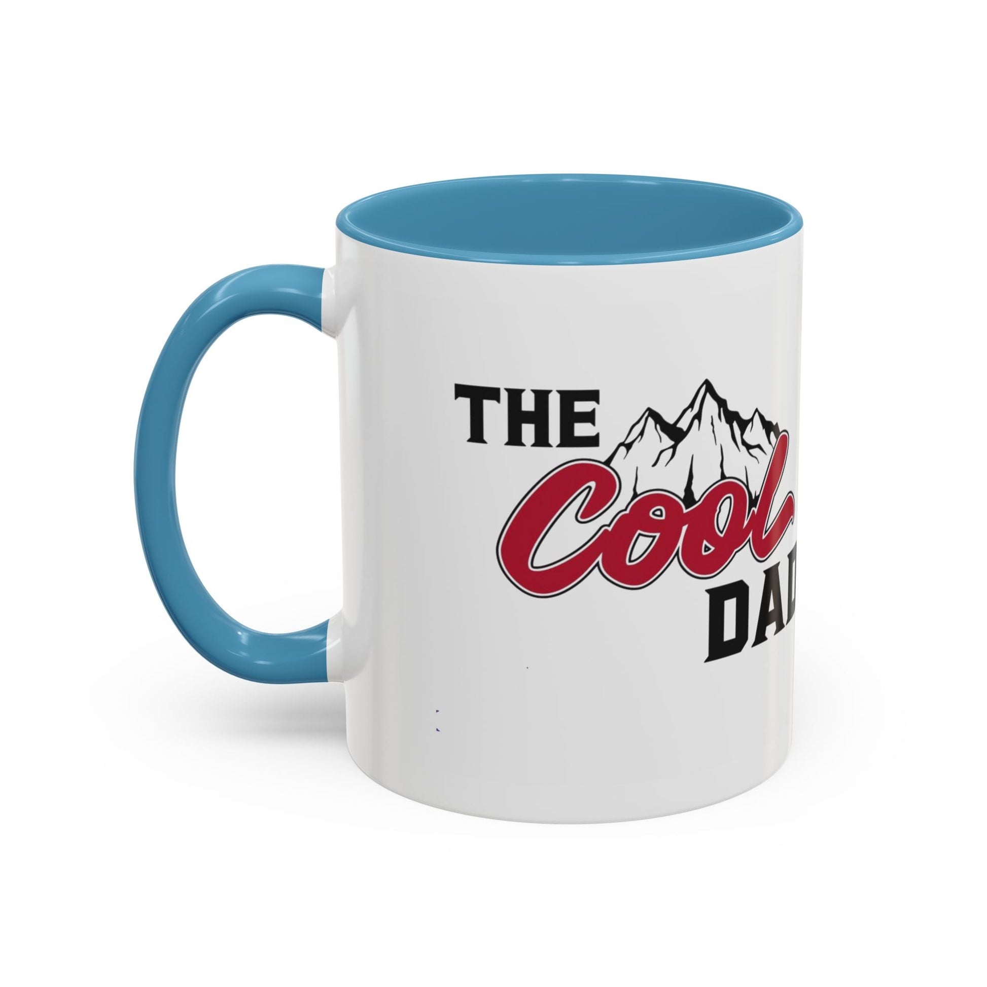 Cool Dad Mountain Accent Coffee Mug – Father’s Day Gift, Birthday Mug, Adventure - Themed Cup (11oz) - Metamorphosis Creations