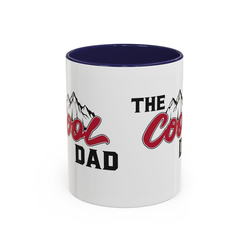 Cool Dad Mountain Accent Coffee Mug – Father’s Day Gift, Birthday Mug, Adventure - Themed Cup (11oz) - Metamorphosis Creations