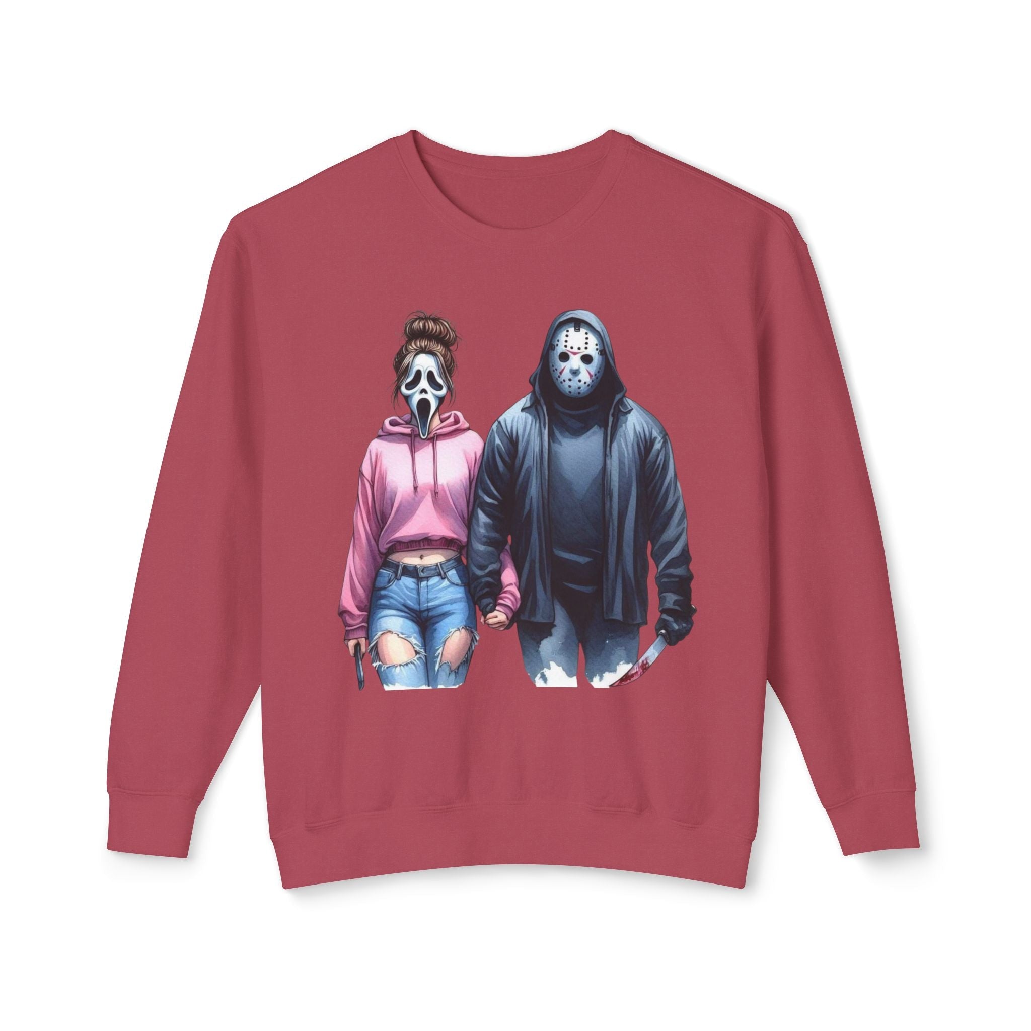 Couples Graphic Sweatshirt, Unisex Crewneck, Matching Sweatshirts, Streetwear, Perfect for Halloween and Everyday Wear - Metamorphosis Creations