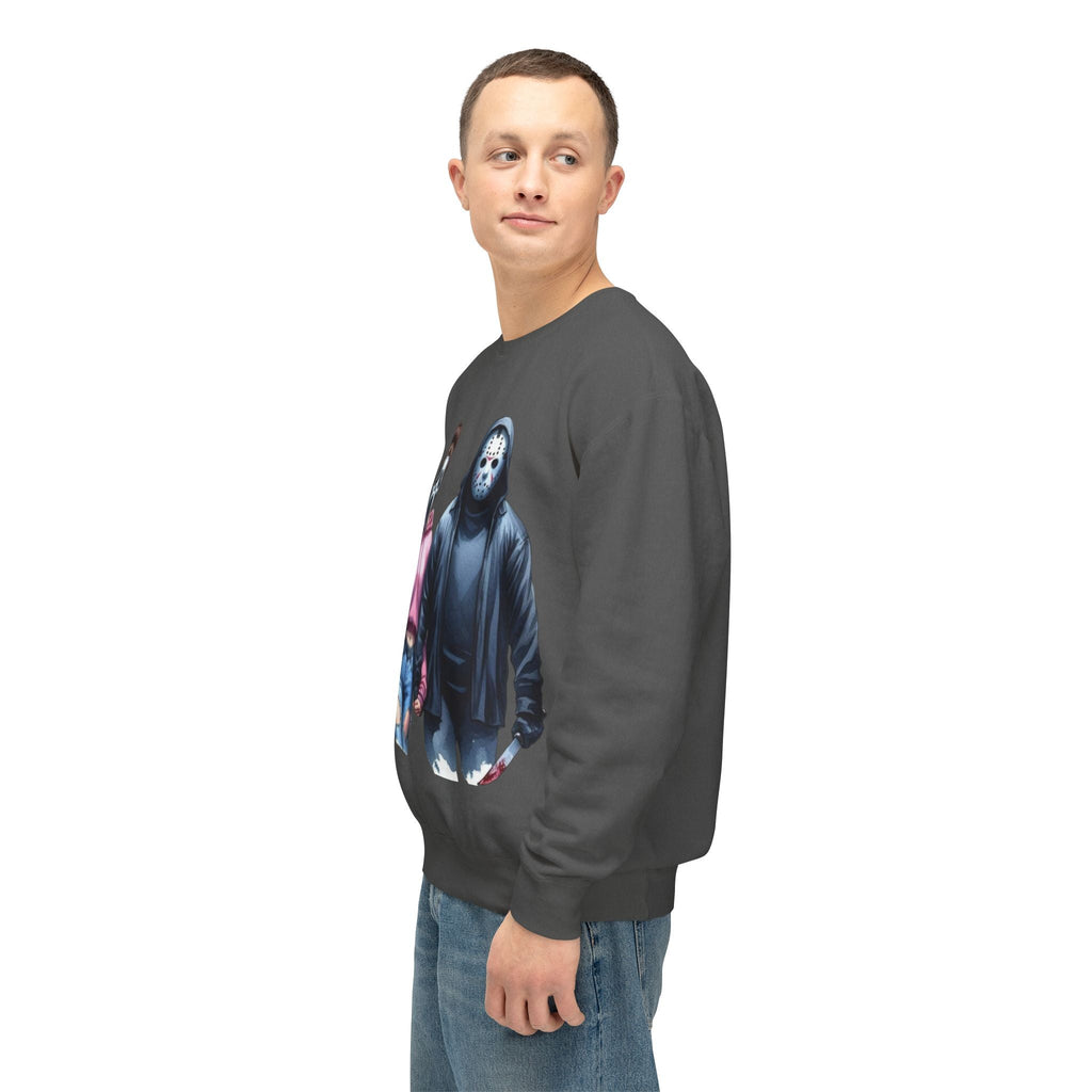 Couples Graphic Sweatshirt, Unisex Crewneck, Matching Sweatshirts, Streetwear, Perfect for Halloween and Everyday Wear - Metamorphosis Creations