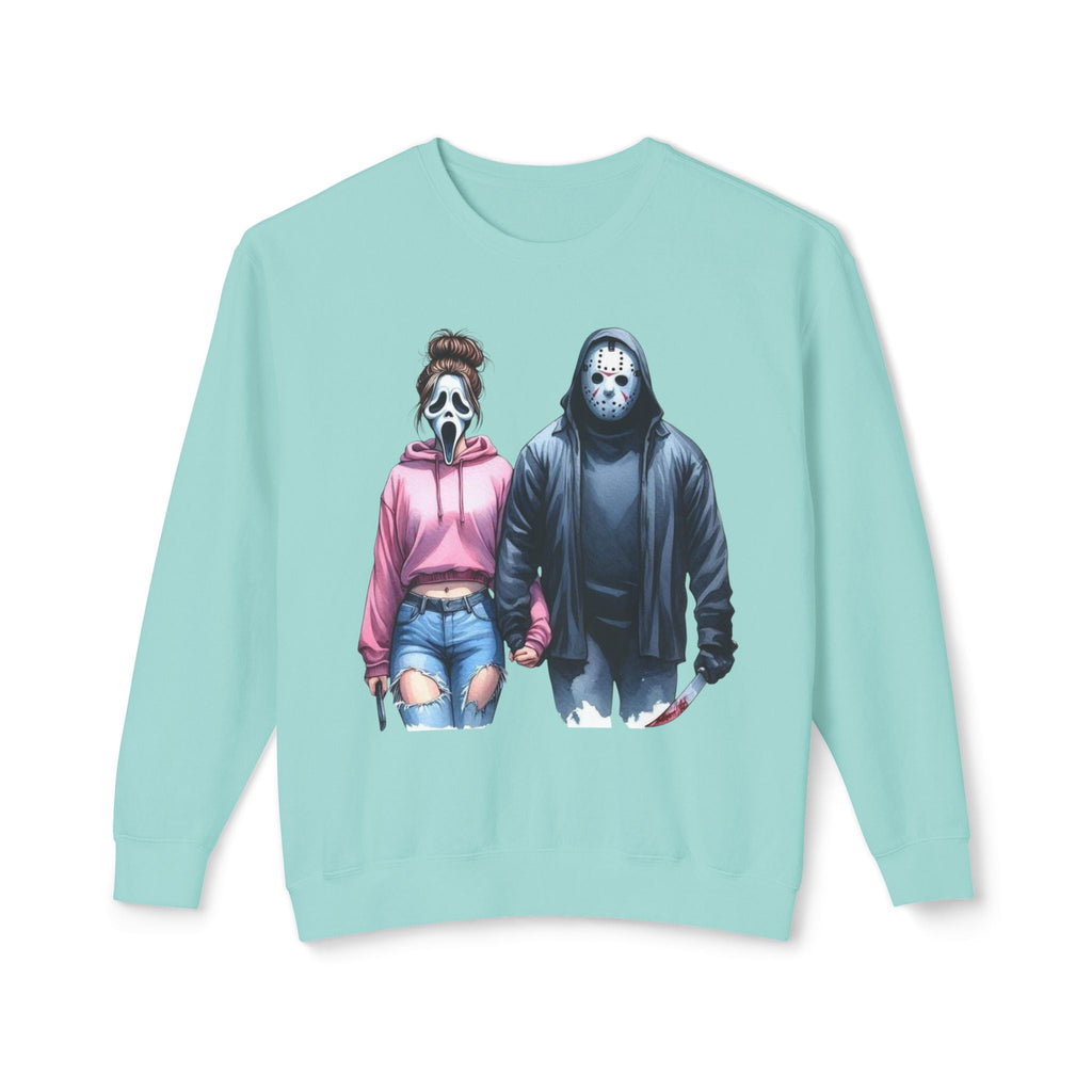 Couples Graphic Sweatshirt, Unisex Crewneck, Matching Sweatshirts, Streetwear, Perfect for Halloween and Everyday Wear - Metamorphosis Creations