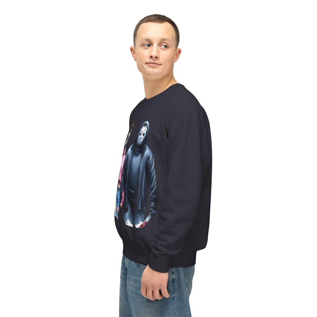 Couples Graphic Sweatshirt, Unisex Crewneck, Matching Sweatshirts, Streetwear, Perfect for Halloween and Everyday Wear - Metamorphosis Creations