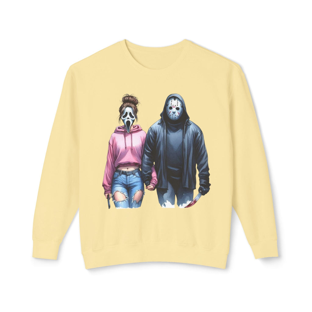 Couples Graphic Sweatshirt, Unisex Crewneck, Matching Sweatshirts, Streetwear, Perfect for Halloween and Everyday Wear - Metamorphosis Creations