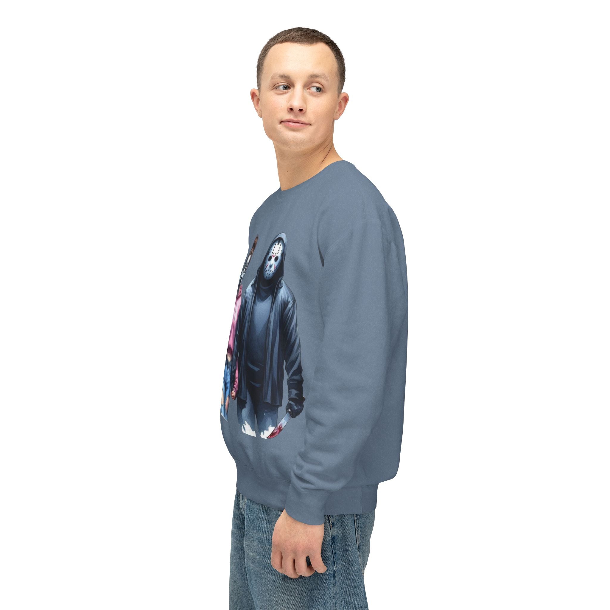 Couples Graphic Sweatshirt, Unisex Crewneck, Matching Sweatshirts, Streetwear, Perfect for Halloween and Everyday Wear - Metamorphosis Creations