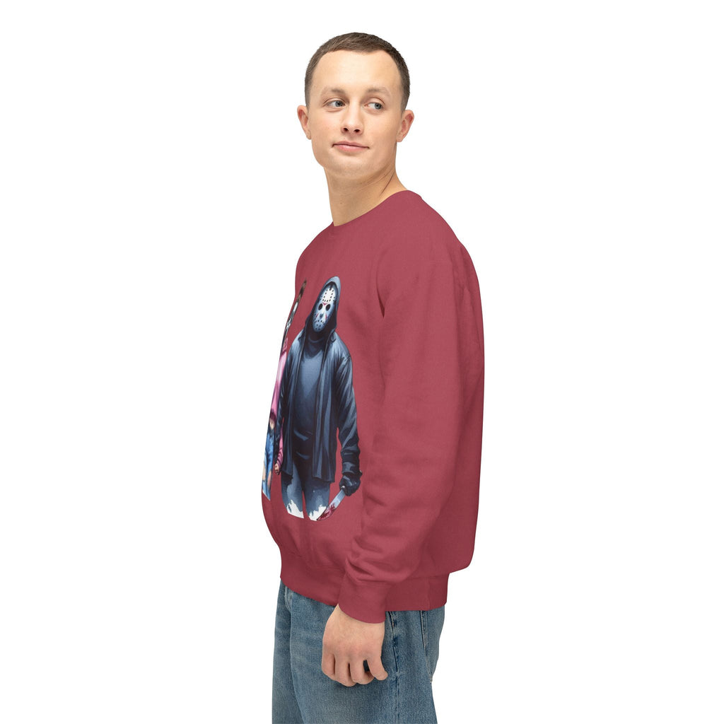 Couples Graphic Sweatshirt, Unisex Crewneck, Matching Sweatshirts, Streetwear, Perfect for Halloween and Everyday Wear - Metamorphosis Creations
