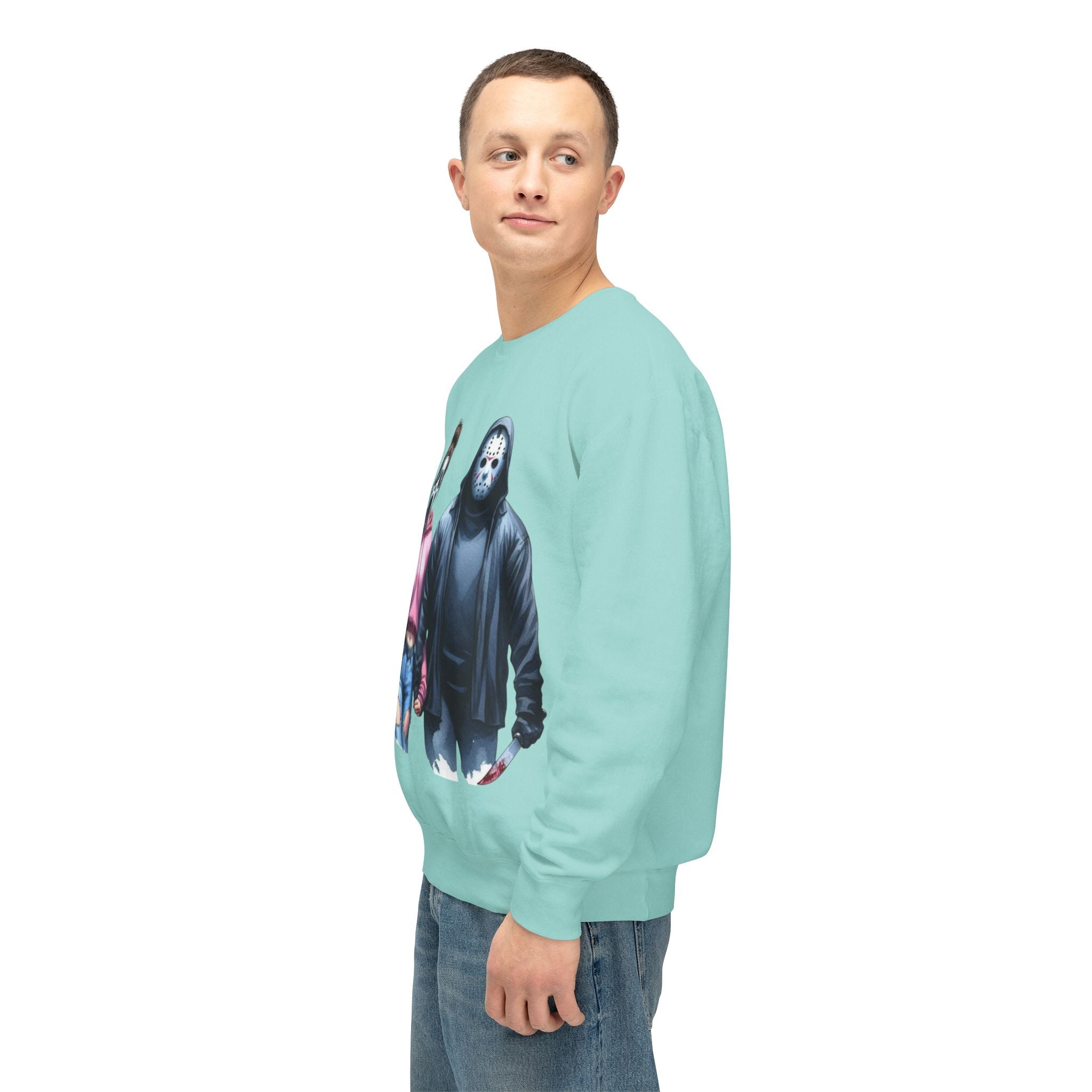Couples Graphic Sweatshirt, Unisex Crewneck, Matching Sweatshirts, Streetwear, Perfect for Halloween and Everyday Wear - Metamorphosis Creations