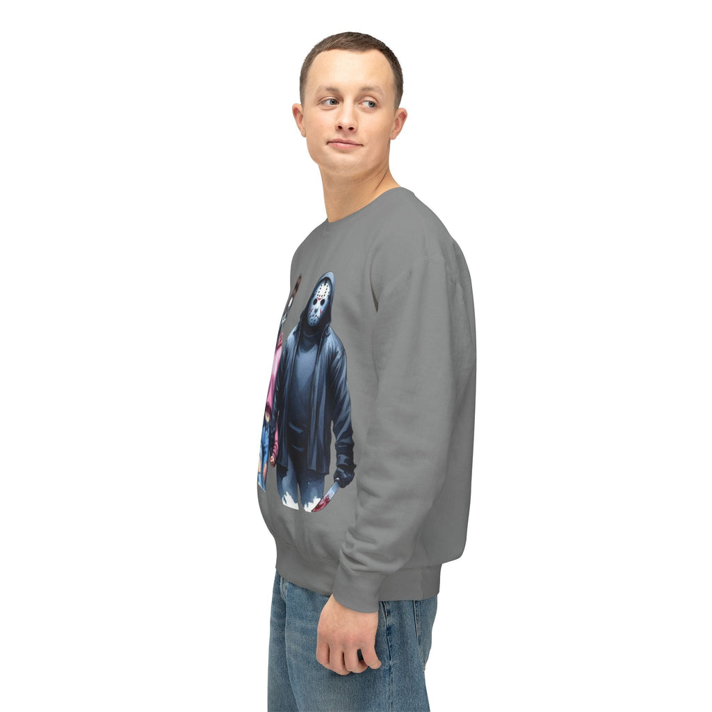 Couples Graphic Sweatshirt, Unisex Crewneck, Matching Sweatshirts, Streetwear, Perfect for Halloween and Everyday Wear - Metamorphosis Creations