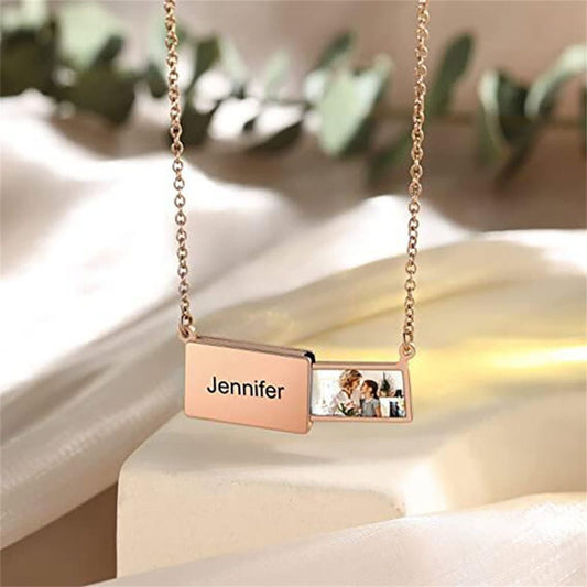 Creative Pull Out Photo Envelope Necklace - Metamorphosis Creations