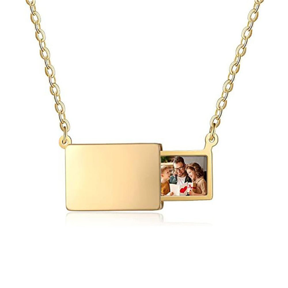 Creative Pull Out Photo Envelope Necklace - Metamorphosis Creations