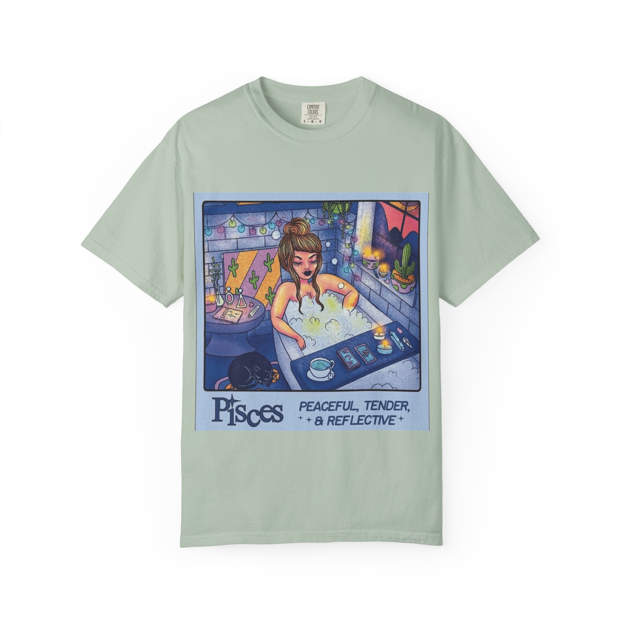 Creepin' It Real – October Essential Tee Astrology Pisces T-Shirt, Unisex Astrology Shirt, Unique Zodiac Tee, Gift for Pisces, Horoscope Apparel, Zodiac Sign T-Shirt - Metamorphosis Creations