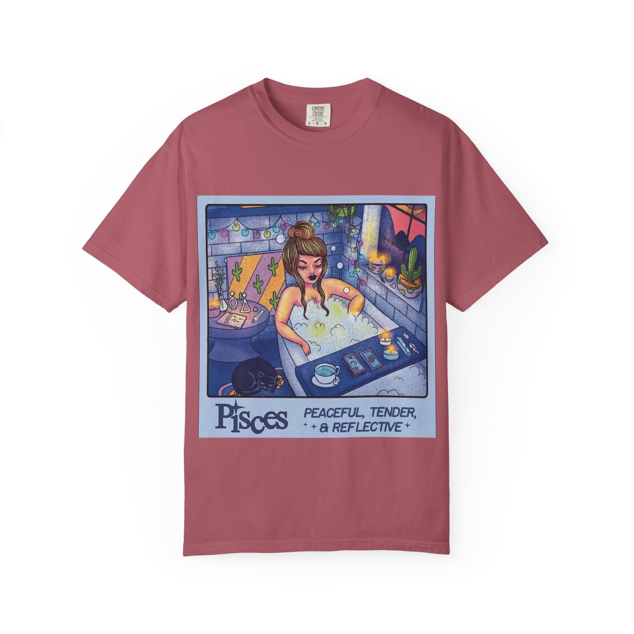 Creepin' It Real – October Essential Tee Astrology Pisces T-Shirt, Unisex Astrology Shirt, Unique Zodiac Tee, Gift for Pisces, Horoscope Apparel, Zodiac Sign T-Shirt - Metamorphosis Creations