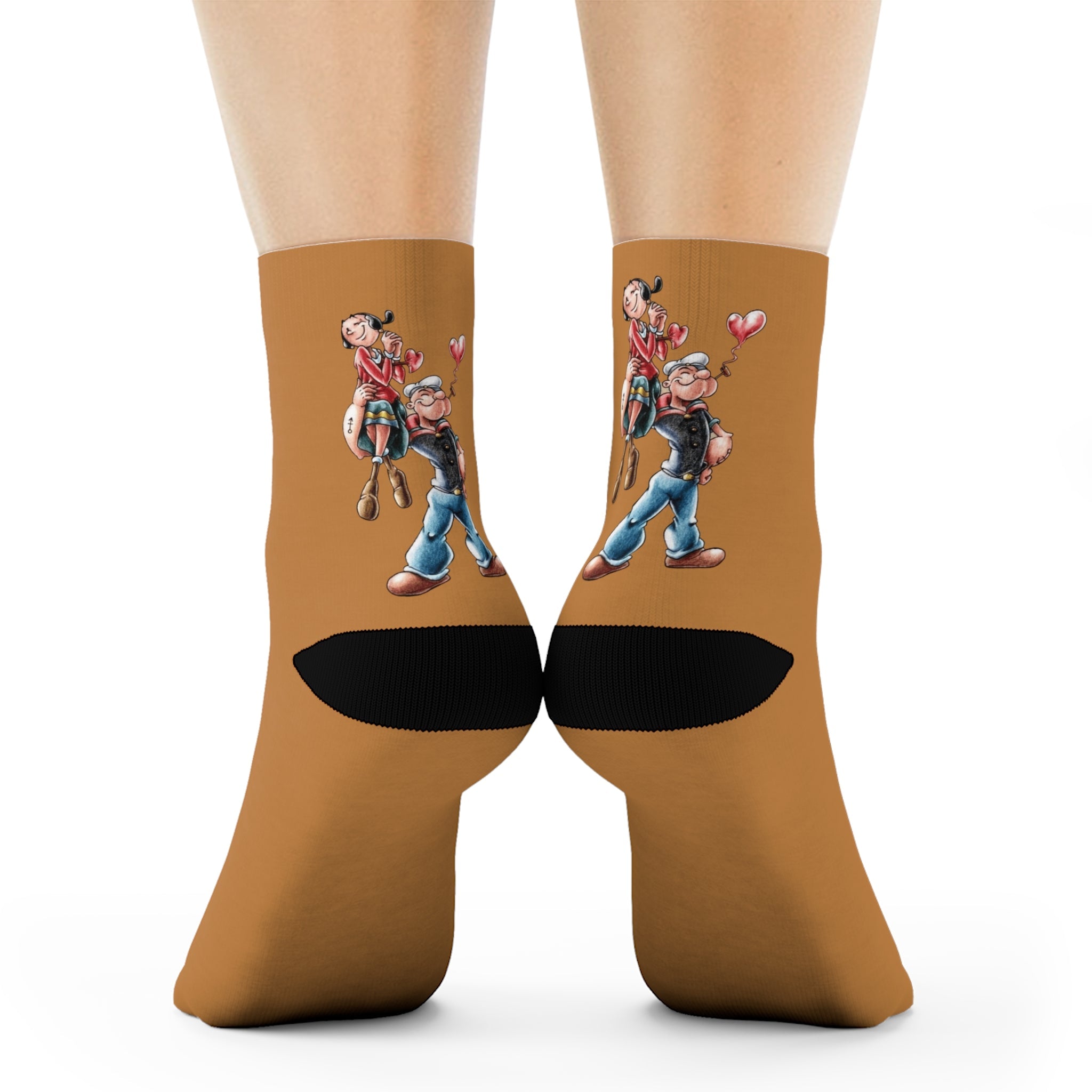 Cute Cartoon Crew Socks - Fun Gift for Kids, Colorful Comfy Socks, Valentine's Day, Birthday Gift, Playful Sock Design - Metamorphosis Creations
