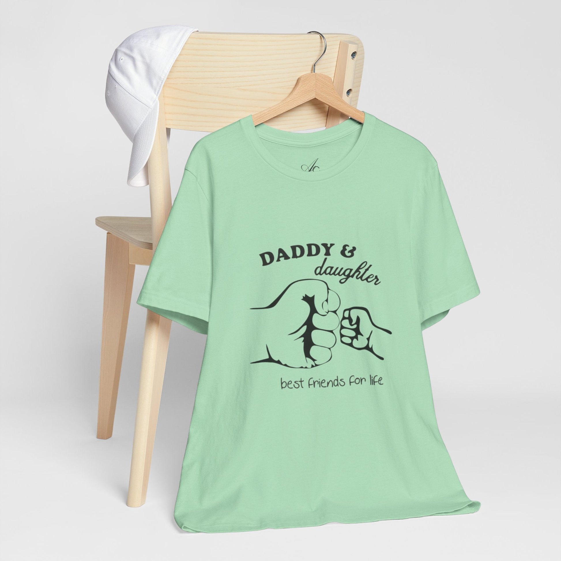 Daddy Daughter Best Friends Unisex Tee Fathers Day Gift, Family Matching Shirts, Kids & Dad Tee, Cute Parenting Apparel - Metamorphosis Creations
