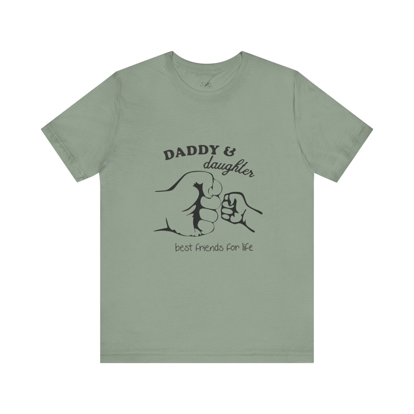 Daddy Daughter Best Friends Unisex Tee Fathers Day Gift, Family Matching Shirts, Kids & Dad Tee, Cute Parenting Apparel - Metamorphosis Creations