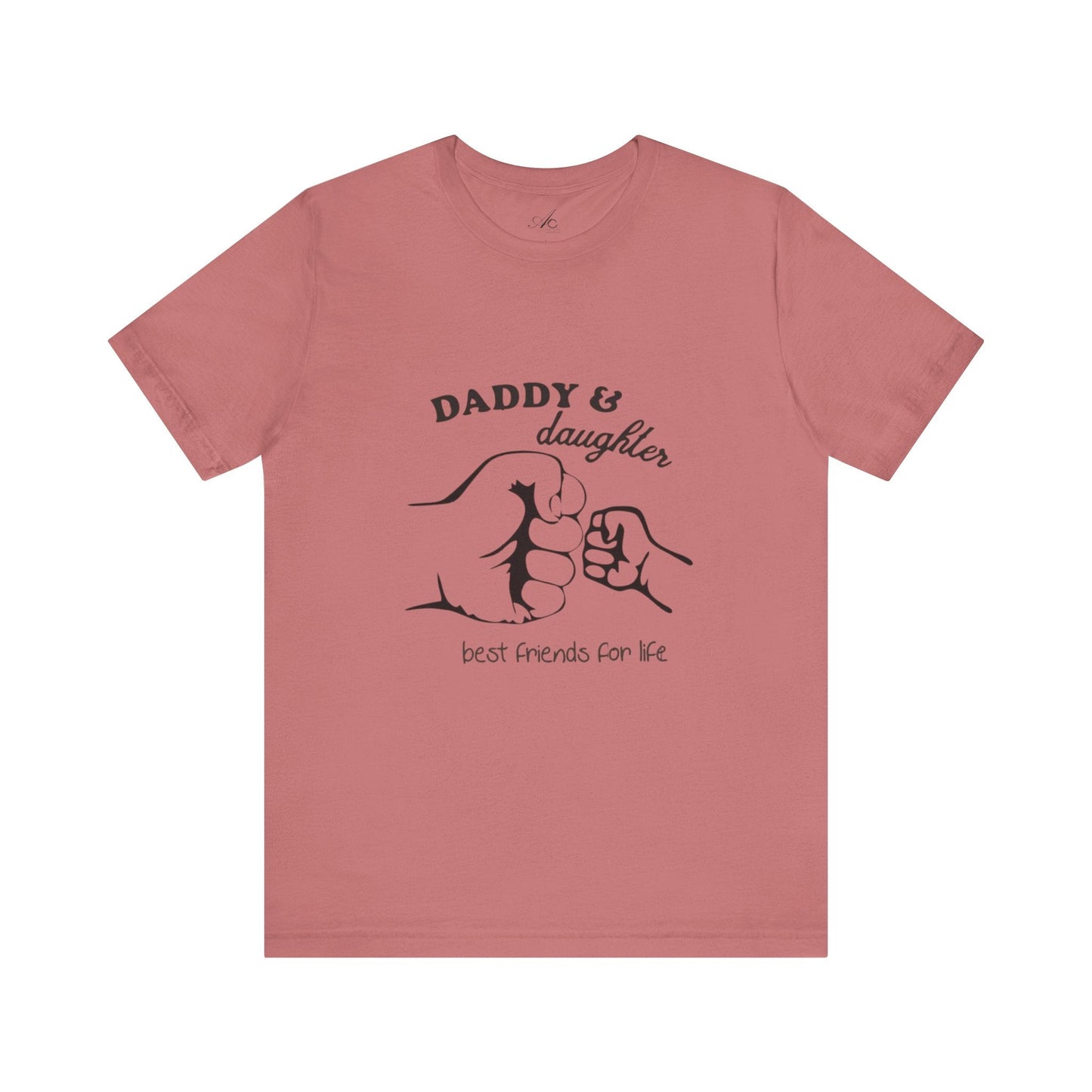 Daddy Daughter Best Friends Unisex Tee Fathers Day Gift, Family Matching Shirts, Kids & Dad Tee, Cute Parenting Apparel - Metamorphosis Creations