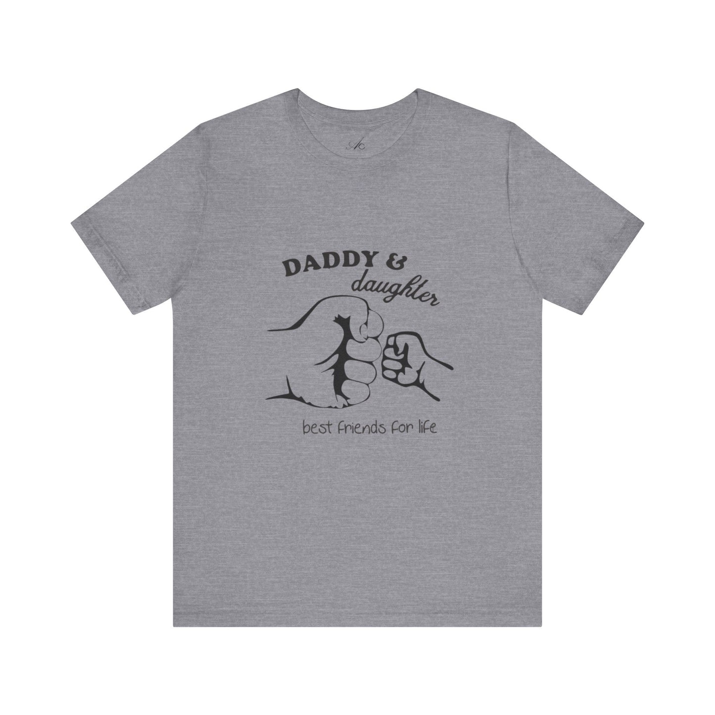 Daddy Daughter Best Friends Unisex Tee Fathers Day Gift, Family Matching Shirts, Kids & Dad Tee, Cute Parenting Apparel - Metamorphosis Creations
