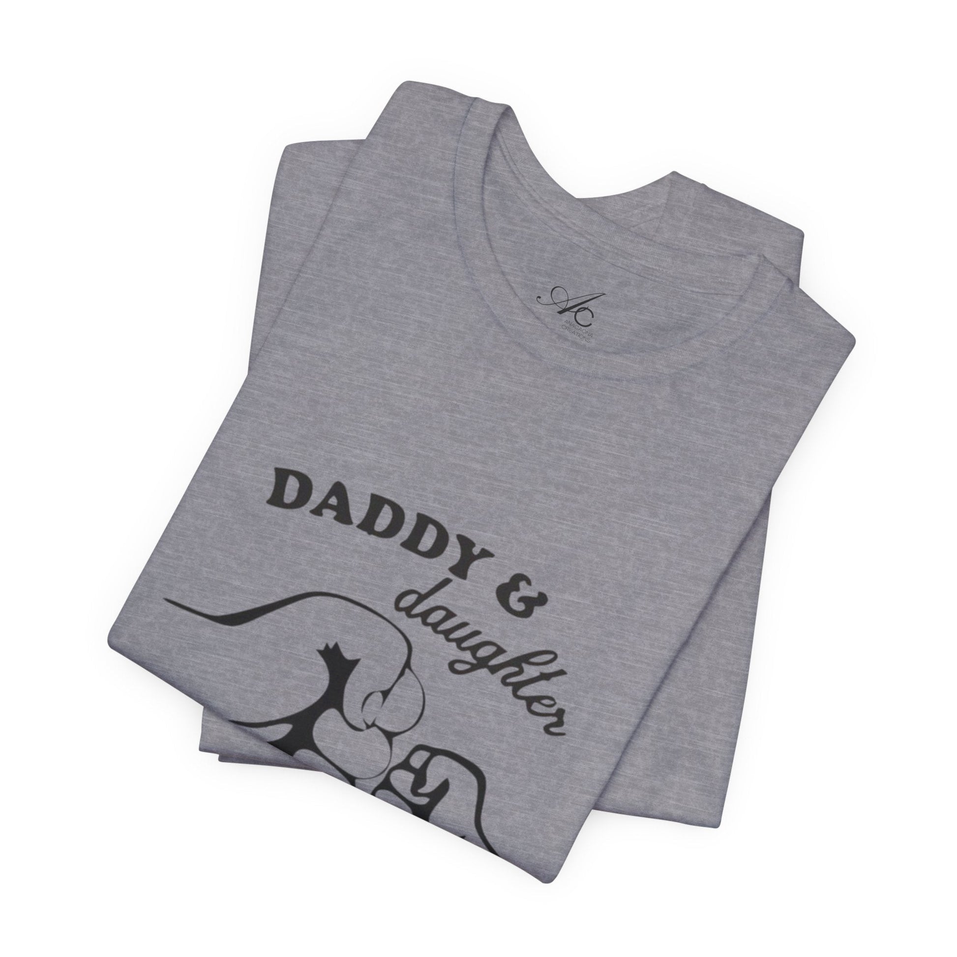 Daddy Daughter Best Friends Unisex Tee Fathers Day Gift, Family Matching Shirts, Kids & Dad Tee, Cute Parenting Apparel - Metamorphosis Creations