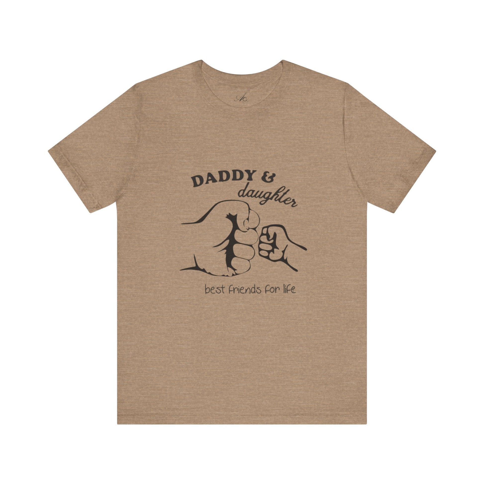 Daddy Daughter Best Friends Unisex Tee Fathers Day Gift, Family Matching Shirts, Kids & Dad Tee, Cute Parenting Apparel - Metamorphosis Creations
