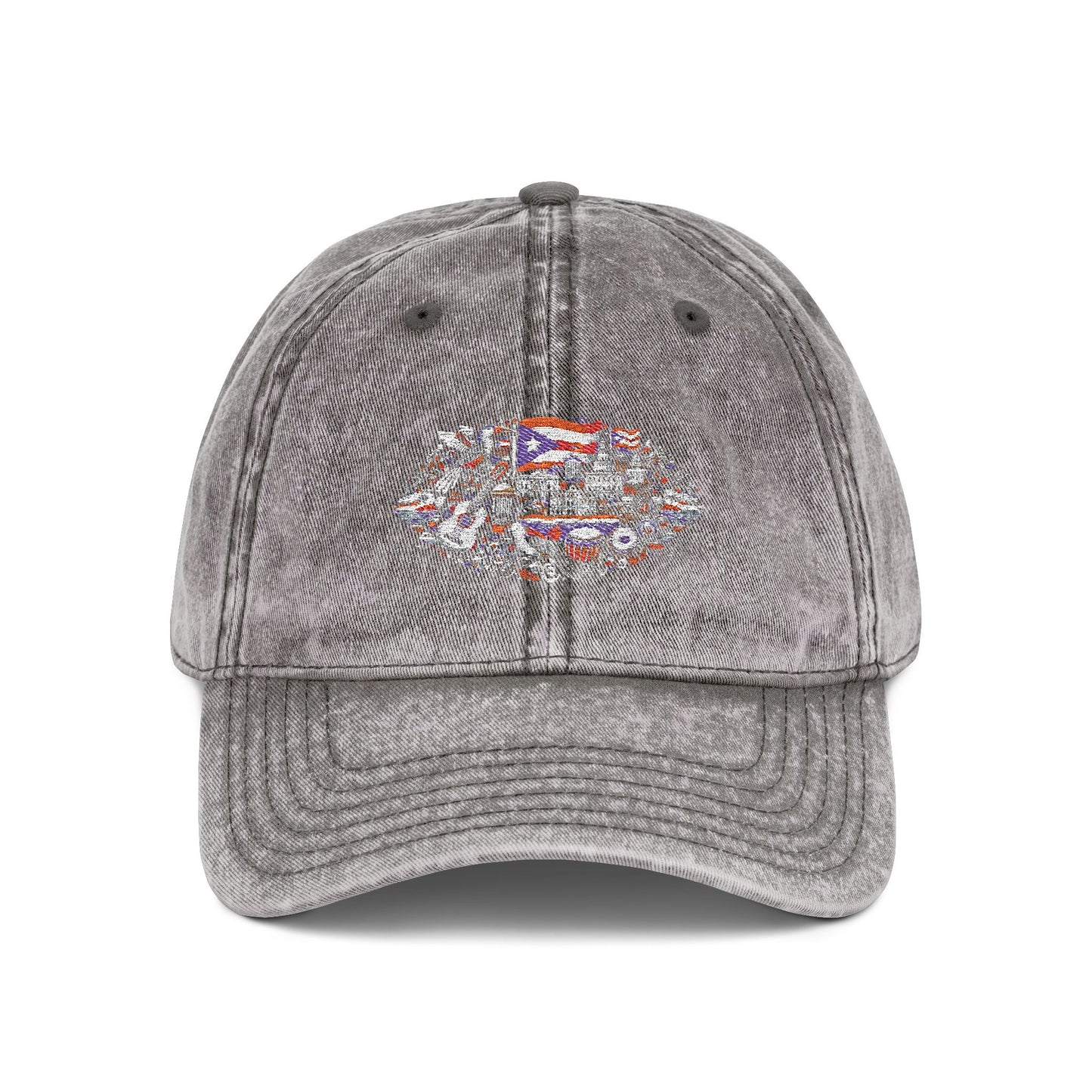 Front view of embroidered vintage dad cap
Side view showing antique brass buckle
Top-down image showing unstructured 6-panel design
Close-up of fabric texture and stitching
Styled shot on a casual outfit or flat lay