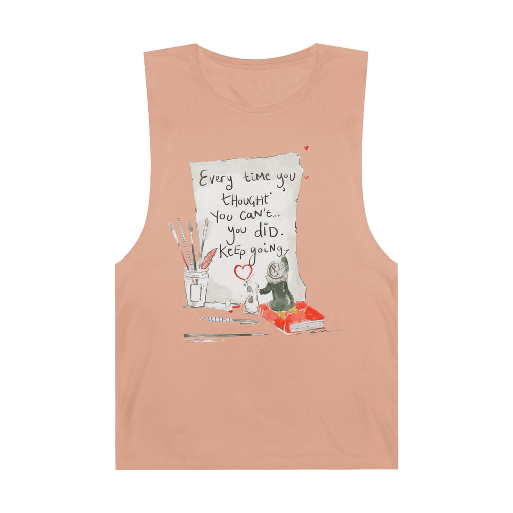 Effortlessly Cool & Made to Move Inspirational Quote Unisex Tank Top, Motivational Workout Shirt, Casual Summer Wear, Gift for Athletes, Encouragement Apparel - Metamorphosis Creations