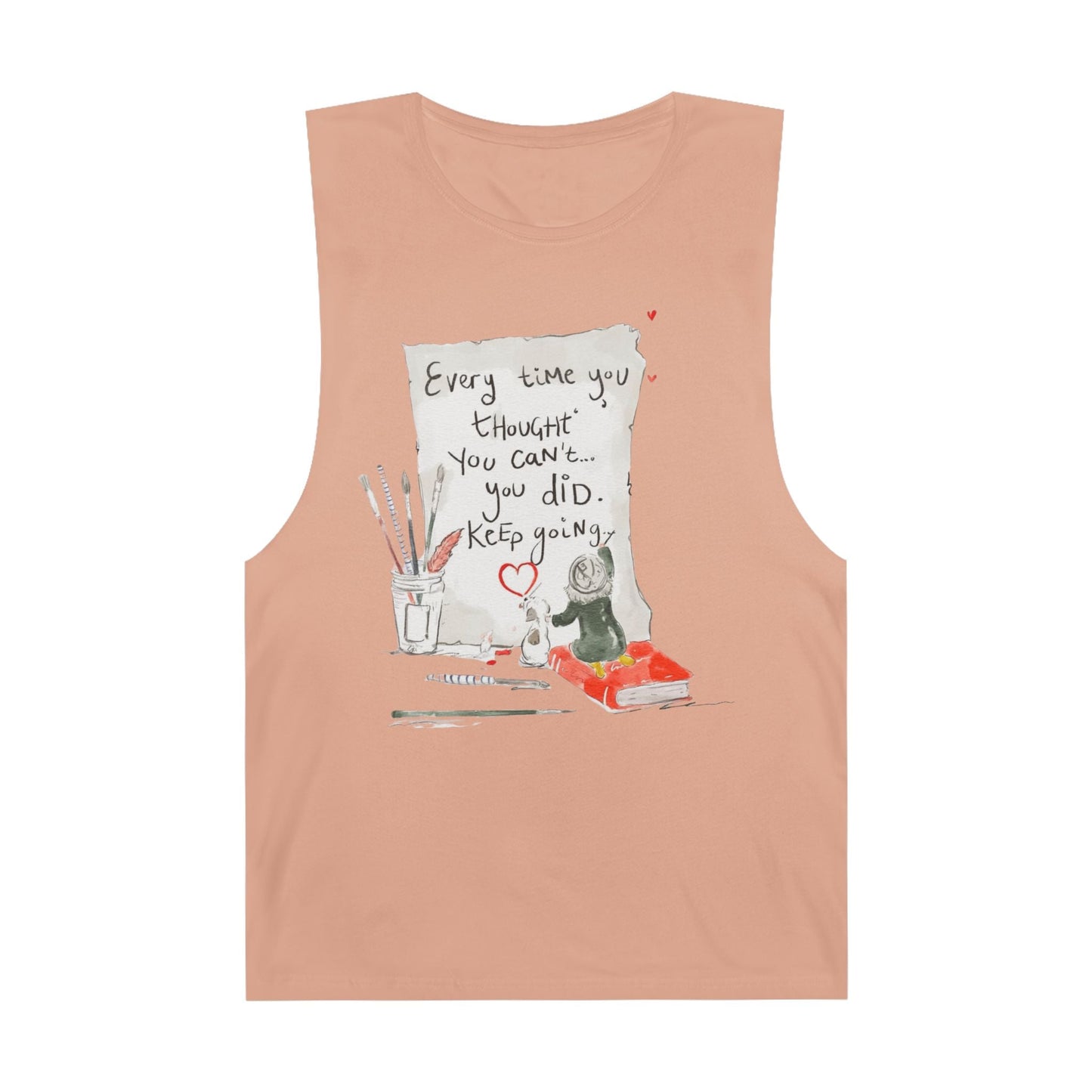 Effortlessly Cool & Made to Move Inspirational Quote Unisex Tank Top, Motivational Workout Shirt, Casual Summer Wear, Gift for Athletes, Encouragement Apparel - Metamorphosis Creations