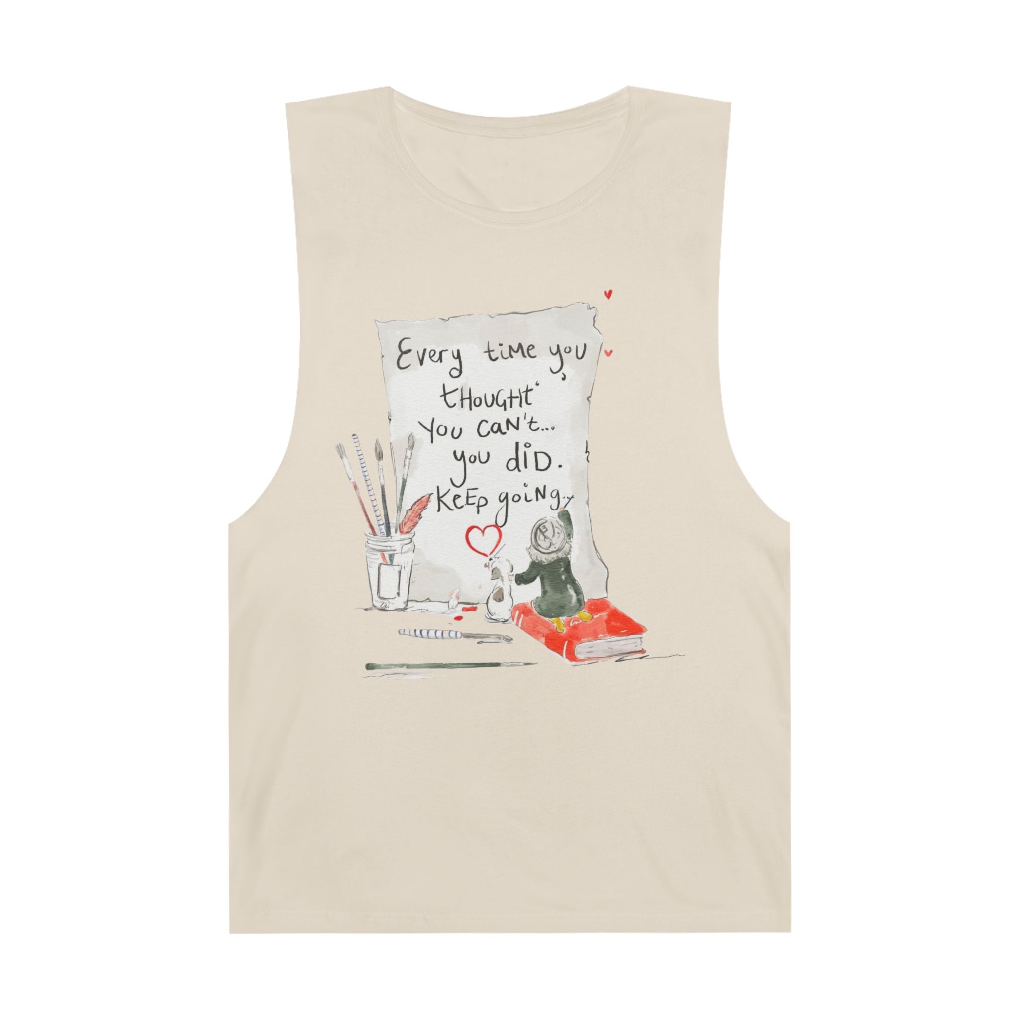 Effortlessly Cool & Made to Move Inspirational Quote Unisex Tank Top, Motivational Workout Shirt, Casual Summer Wear, Gift for Athletes, Encouragement Apparel - Metamorphosis Creations
