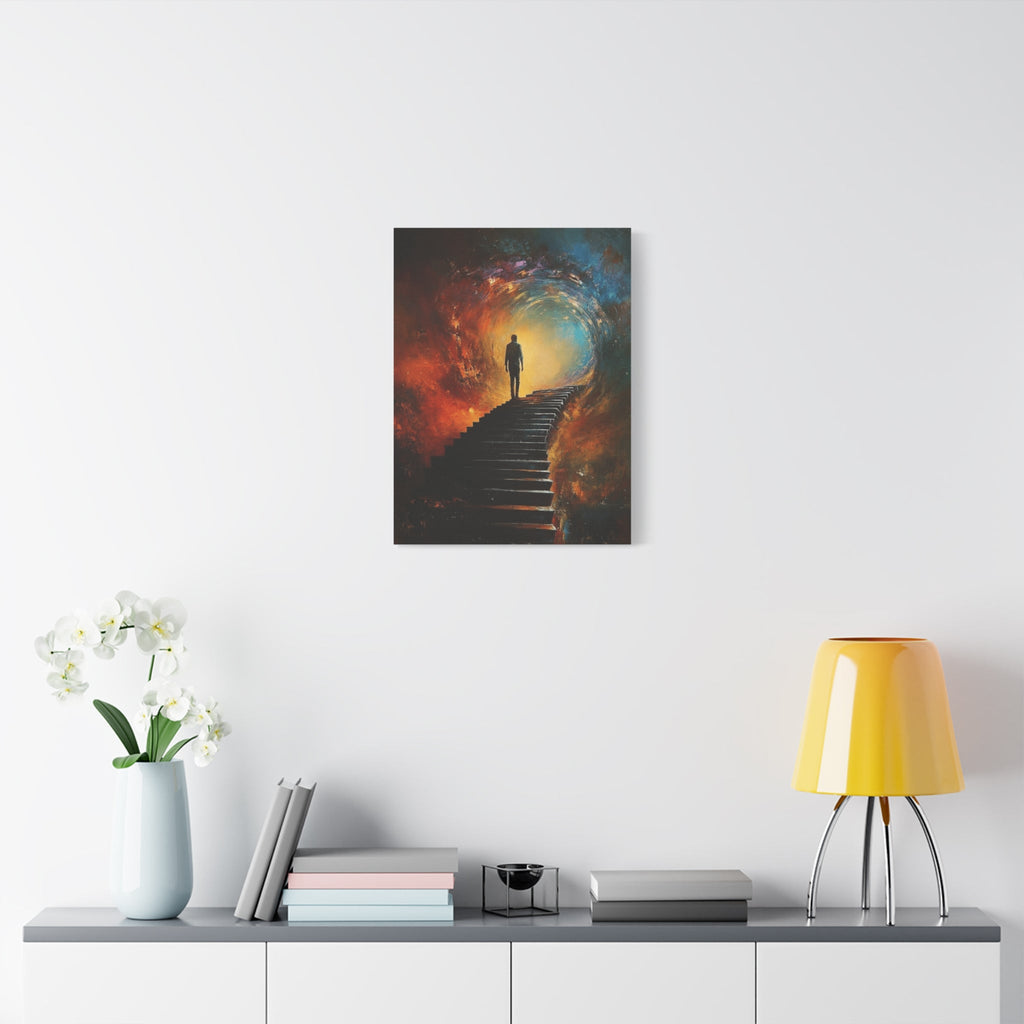 Embrace the Spirit of Nature and Free - Flowing Boho Vibes Spiritual Journey Canvas Art, Inspirational Meditation Decor, Inspirational Quote Wall Art - Metamorphosis Creations