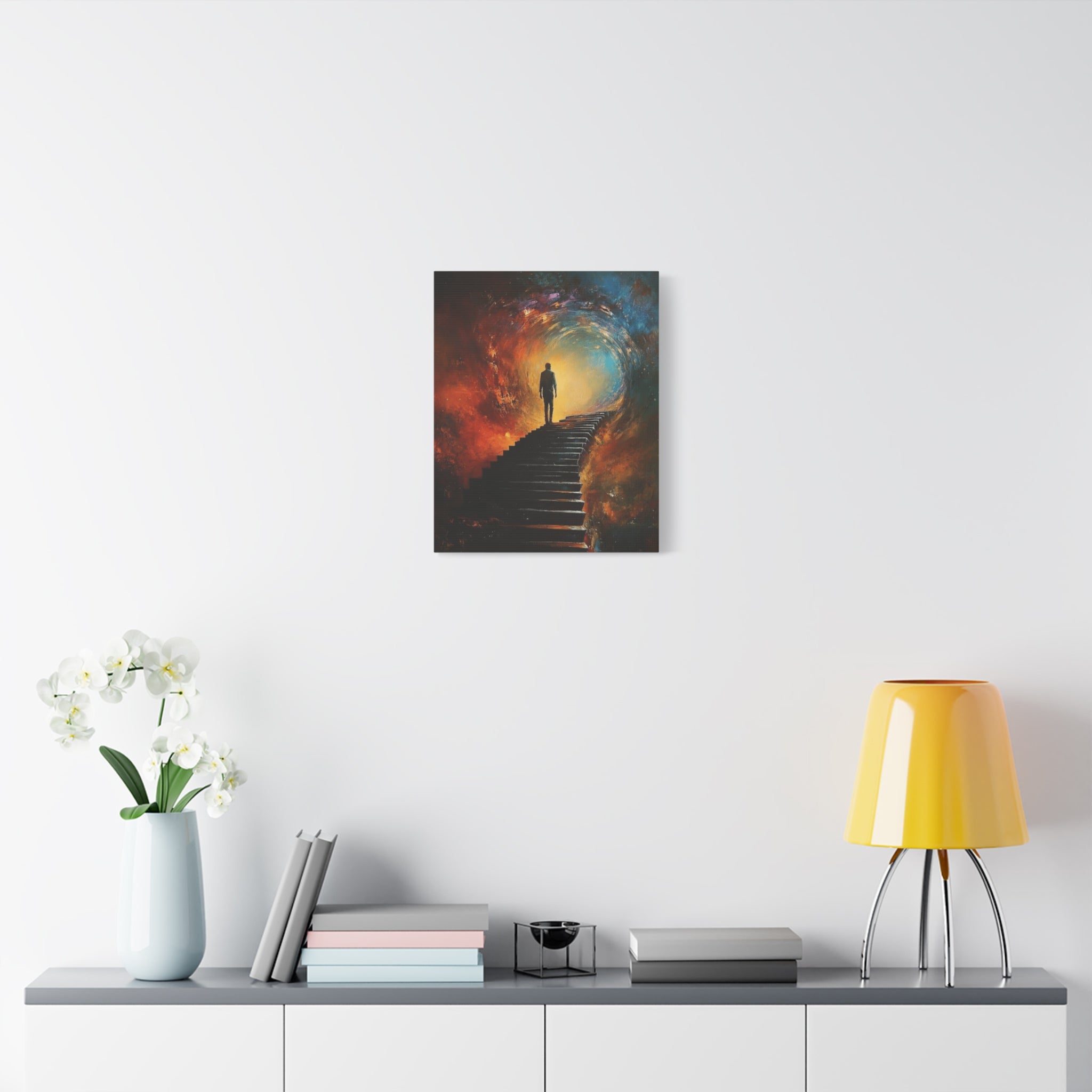 Embrace the Spirit of Nature and Free - Flowing Boho Vibes Spiritual Journey Canvas Art, Inspirational Meditation Decor, Inspirational Quote Wall Art - Metamorphosis Creations