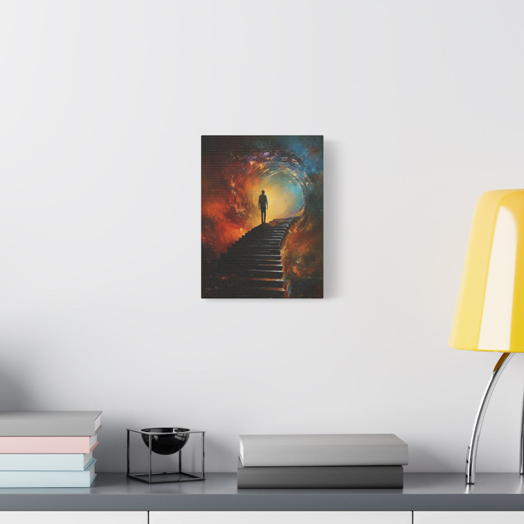 Embrace the Spirit of Nature and Free - Flowing Boho Vibes Spiritual Journey Canvas Art, Inspirational Meditation Decor, Inspirational Quote Wall Art - Metamorphosis Creations
