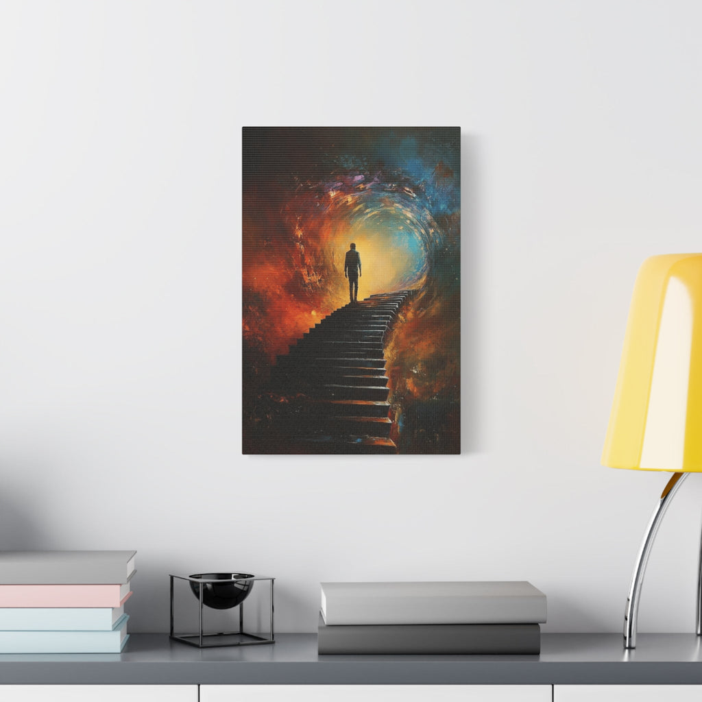 Embrace the Spirit of Nature and Free - Flowing Boho Vibes Spiritual Journey Canvas Art, Inspirational Meditation Decor, Inspirational Quote Wall Art - Metamorphosis Creations