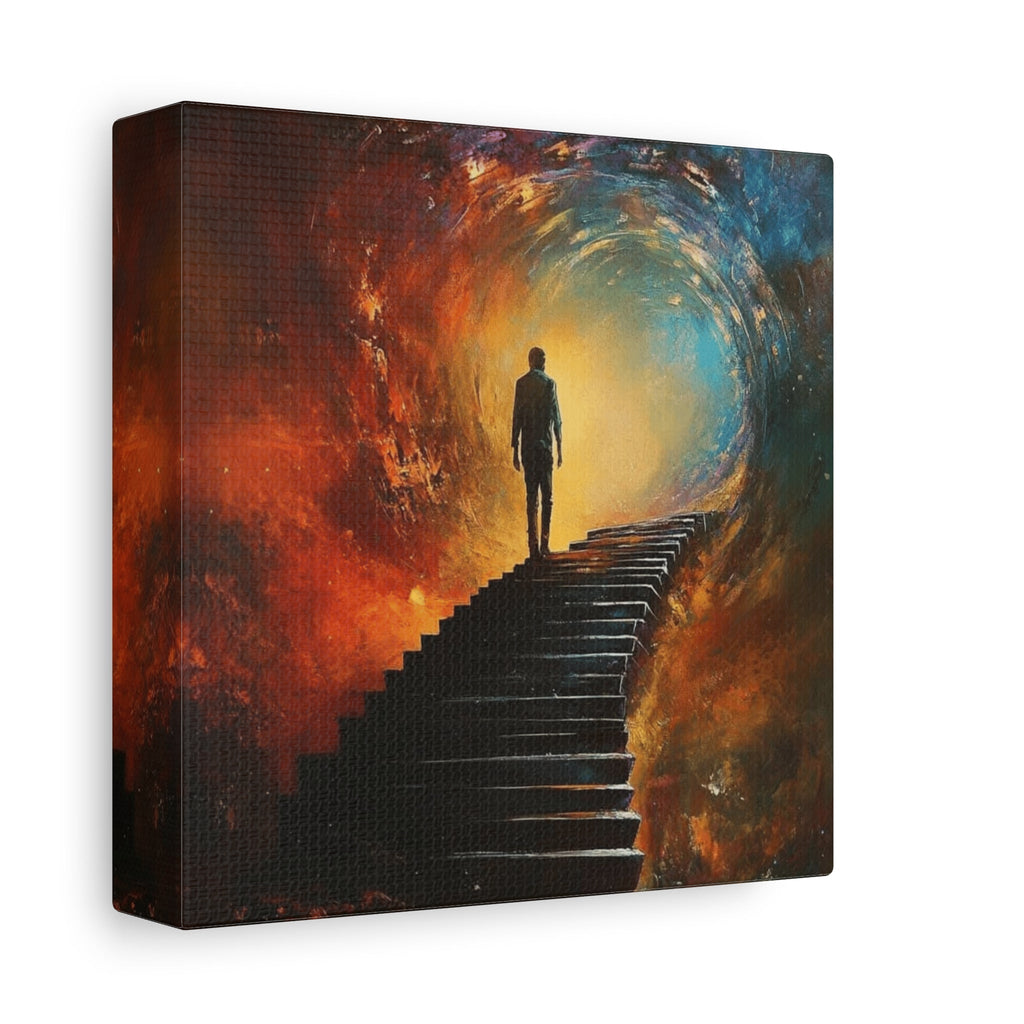 Embrace the Spirit of Nature and Free - Flowing Boho Vibes Spiritual Journey Canvas Art, Inspirational Meditation Decor, Inspirational Quote Wall Art - Metamorphosis Creations