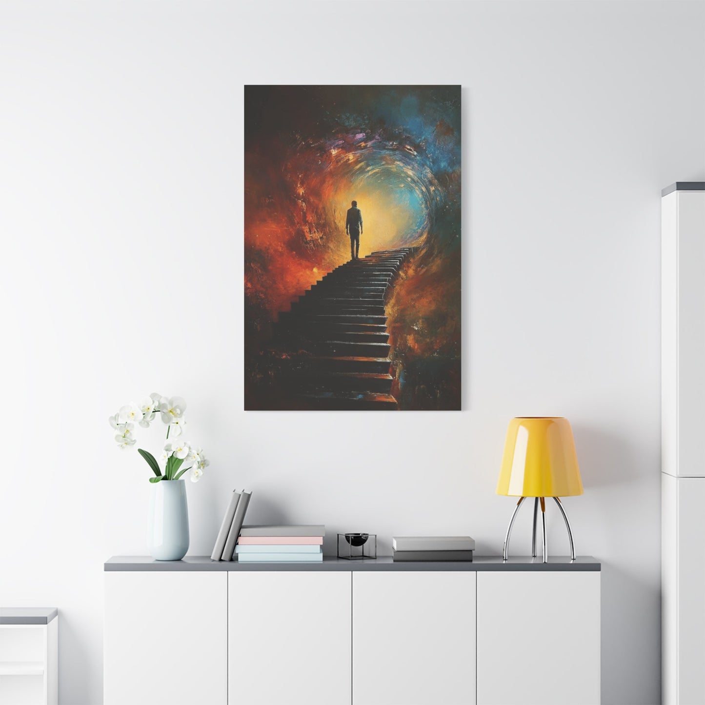 Embrace the Spirit of Nature and Free - Flowing Boho Vibes Spiritual Journey Canvas Art, Inspirational Meditation Decor, Inspirational Quote Wall Art - Metamorphosis Creations