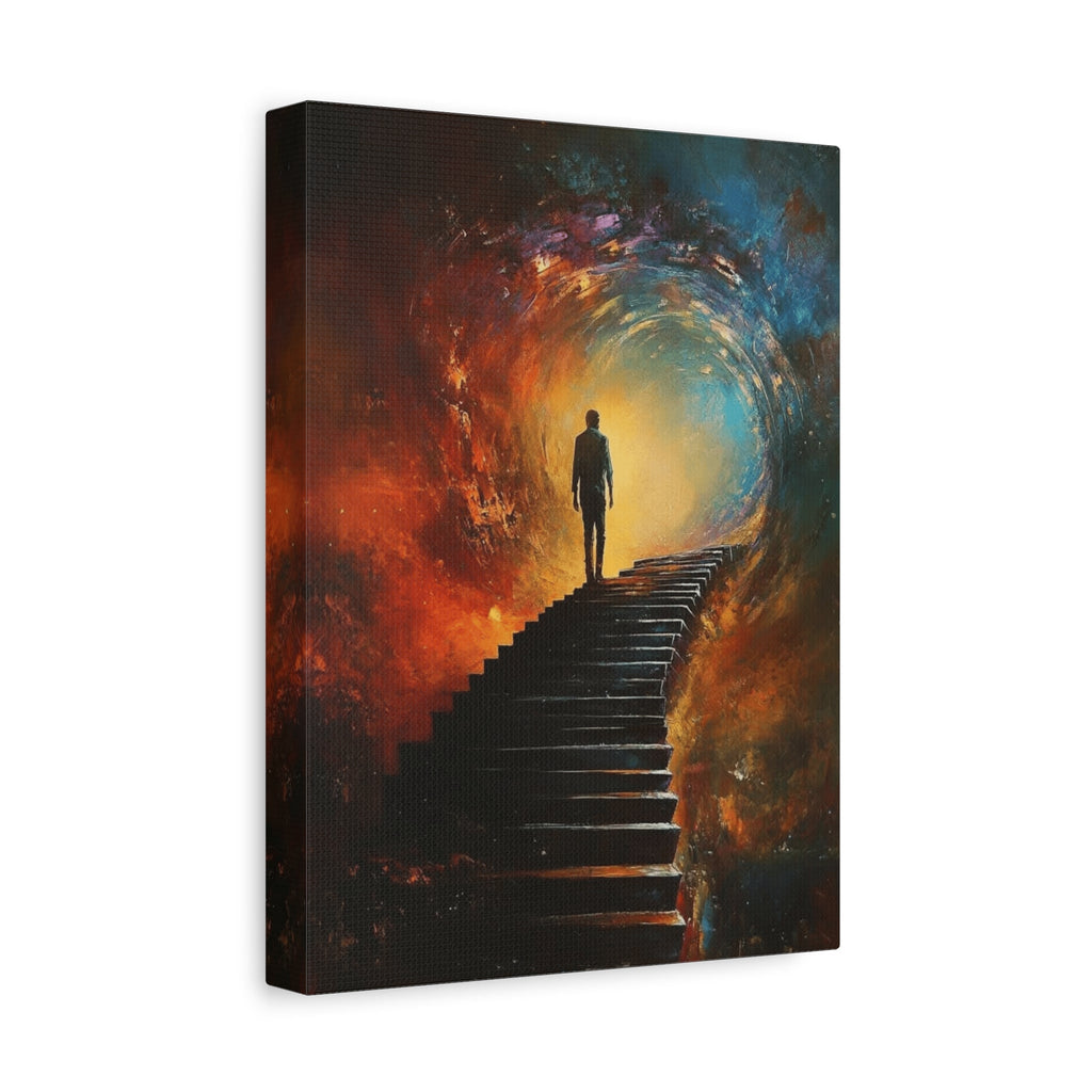 Embrace the Spirit of Nature and Free - Flowing Boho Vibes Spiritual Journey Canvas Art, Inspirational Meditation Decor, Inspirational Quote Wall Art - Metamorphosis Creations