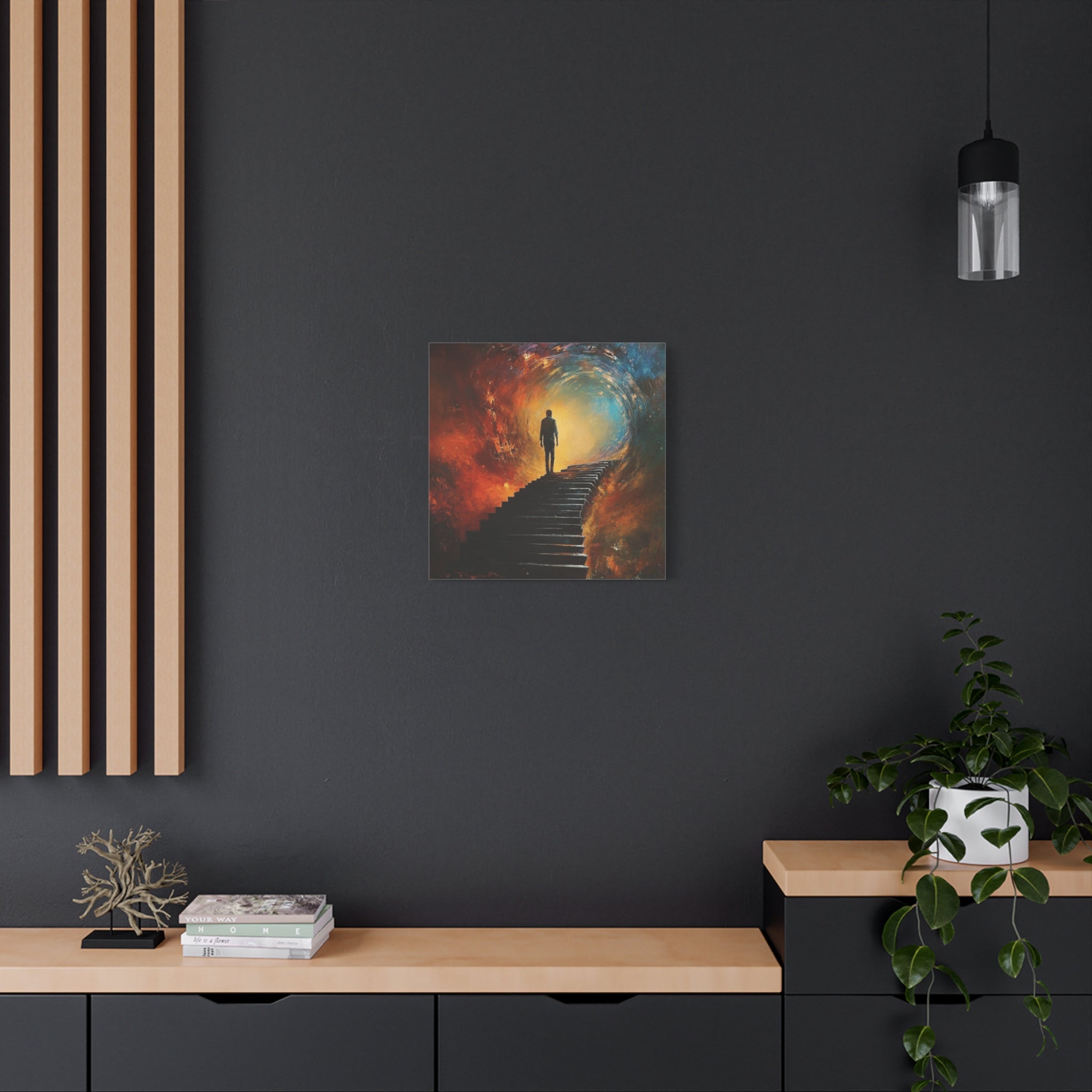 Embrace the Spirit of Nature and Free - Flowing Boho Vibes Spiritual Journey Canvas Art, Inspirational Meditation Decor, Inspirational Quote Wall Art - Metamorphosis Creations