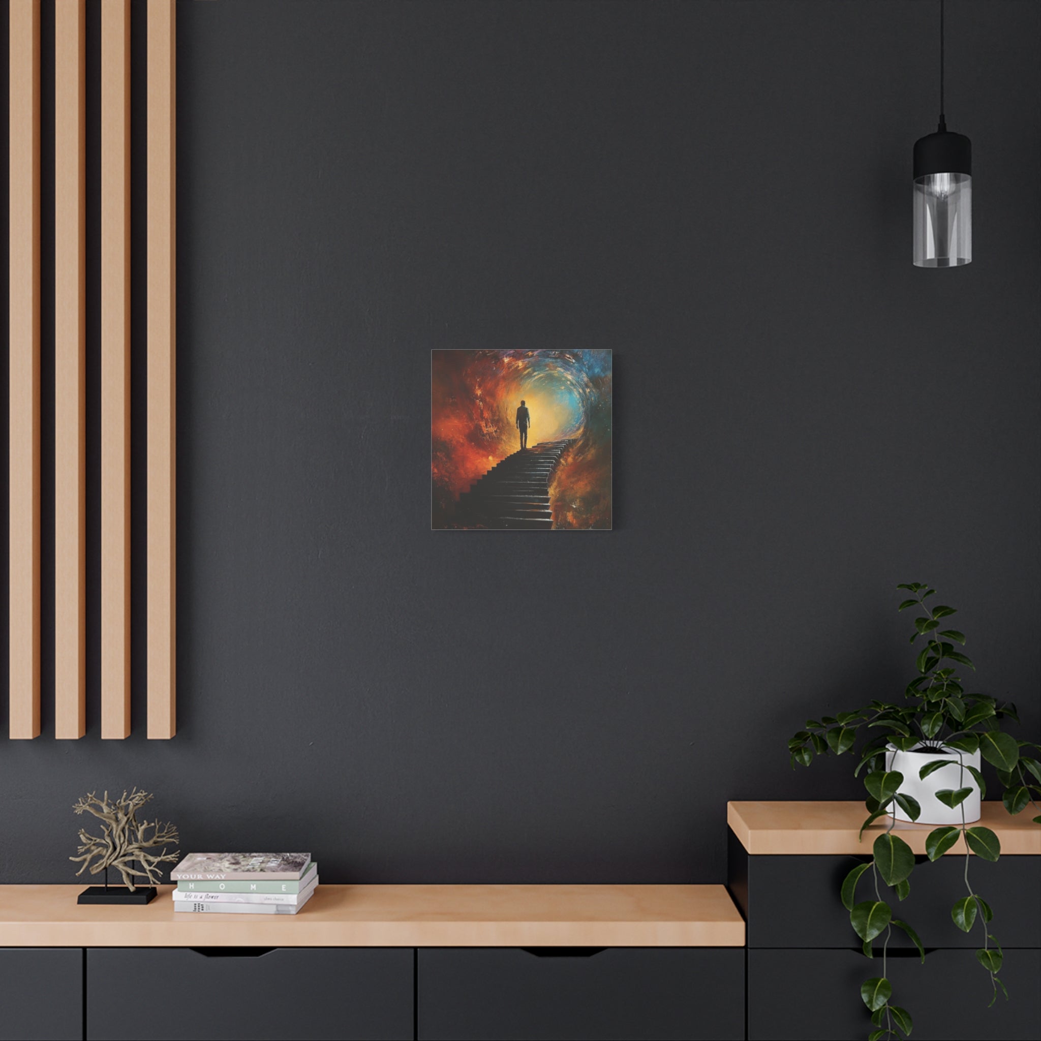 Embrace the Spirit of Nature and Free - Flowing Boho Vibes Spiritual Journey Canvas Art, Inspirational Meditation Decor, Inspirational Quote Wall Art - Metamorphosis Creations