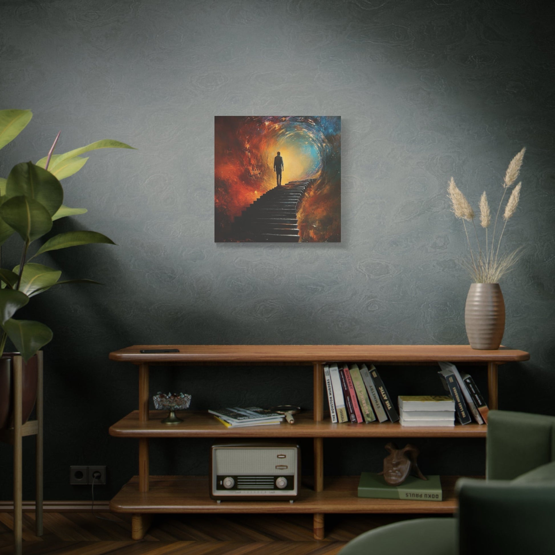 Embrace the Spirit of Nature and Free - Flowing Boho Vibes Spiritual Journey Canvas Art, Inspirational Meditation Decor, Inspirational Quote Wall Art - Metamorphosis Creations