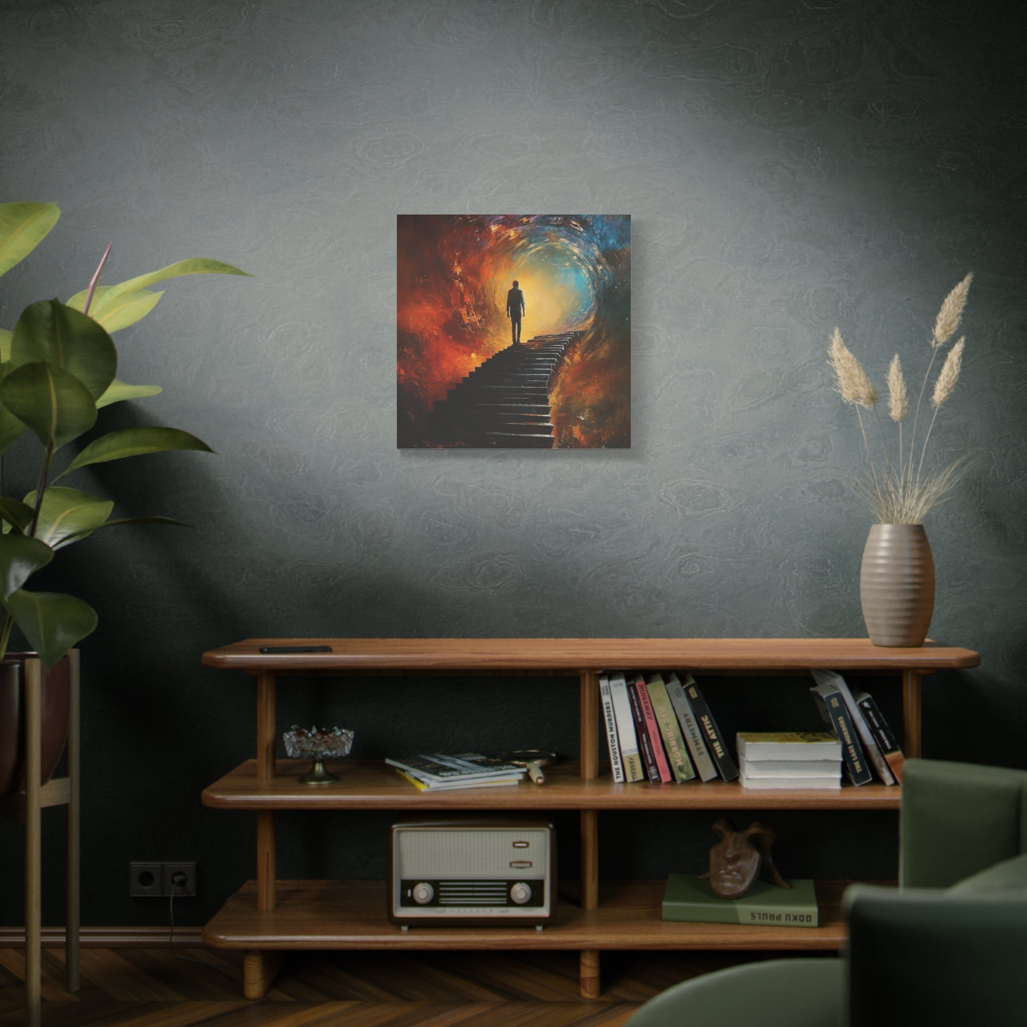 Embrace the Spirit of Nature and Free - Flowing Boho Vibes Spiritual Journey Canvas Art, Inspirational Meditation Decor, Inspirational Quote Wall Art - Metamorphosis Creations