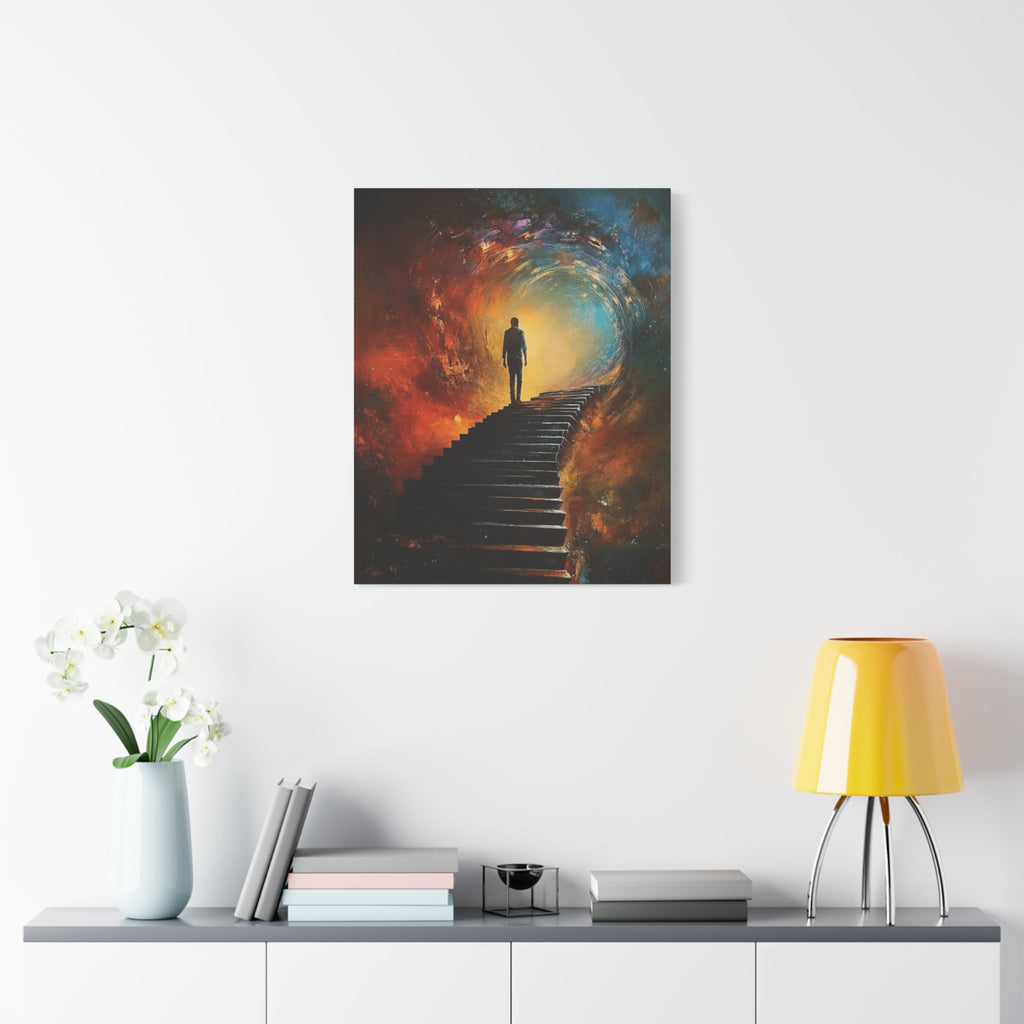 Embrace the Spirit of Nature and Free - Flowing Boho Vibes Spiritual Journey Canvas Art, Inspirational Meditation Decor, Inspirational Quote Wall Art - Metamorphosis Creations