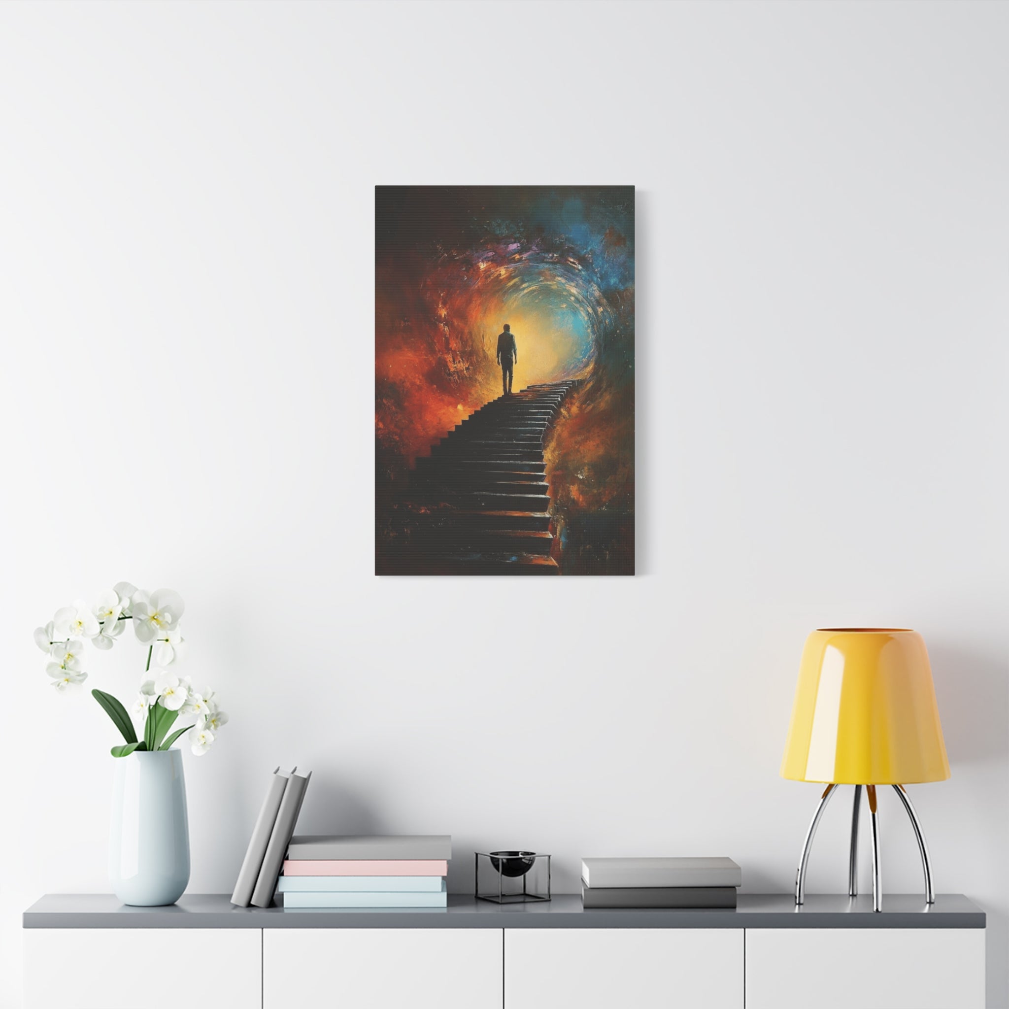 Embrace the Spirit of Nature and Free - Flowing Boho Vibes Spiritual Journey Canvas Art, Inspirational Meditation Decor, Inspirational Quote Wall Art - Metamorphosis Creations