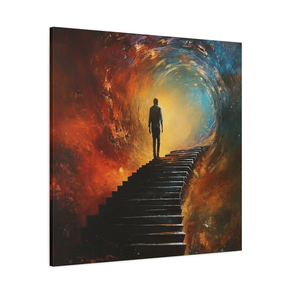 Embrace the Spirit of Nature and Free - Flowing Boho Vibes Spiritual Journey Canvas Art, Inspirational Meditation Decor, Inspirational Quote Wall Art - Metamorphosis Creations