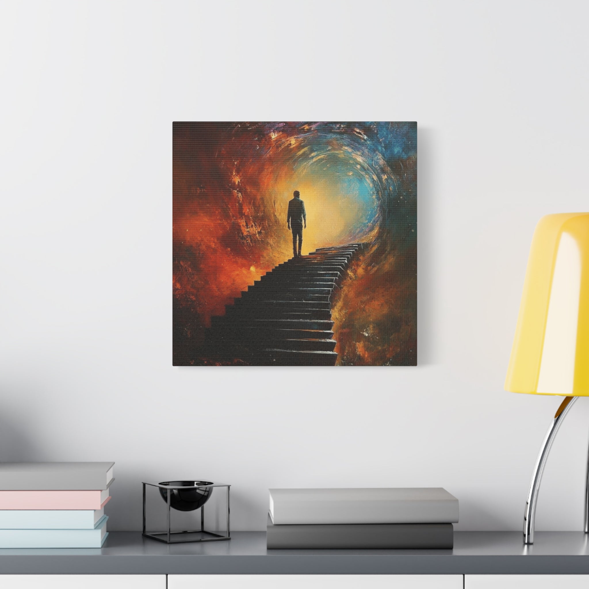 Embrace the Spirit of Nature and Free - Flowing Boho Vibes Spiritual Journey Canvas Art, Inspirational Meditation Decor, Inspirational Quote Wall Art - Metamorphosis Creations