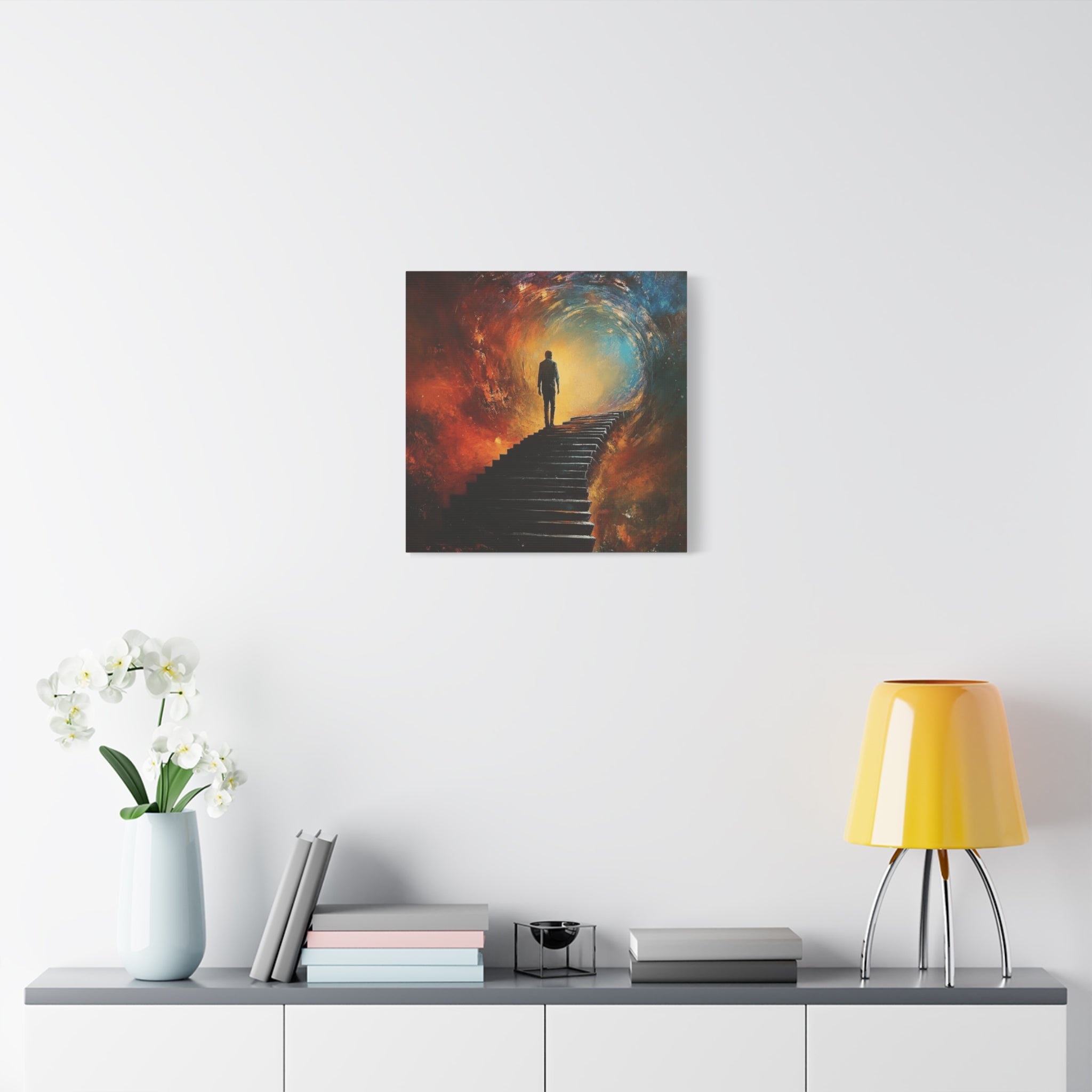 Embrace the Spirit of Nature and Free - Flowing Boho Vibes Spiritual Journey Canvas Art, Inspirational Meditation Decor, Inspirational Quote Wall Art - Metamorphosis Creations